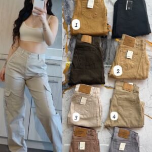 PANTALON CARGO GABARDINA