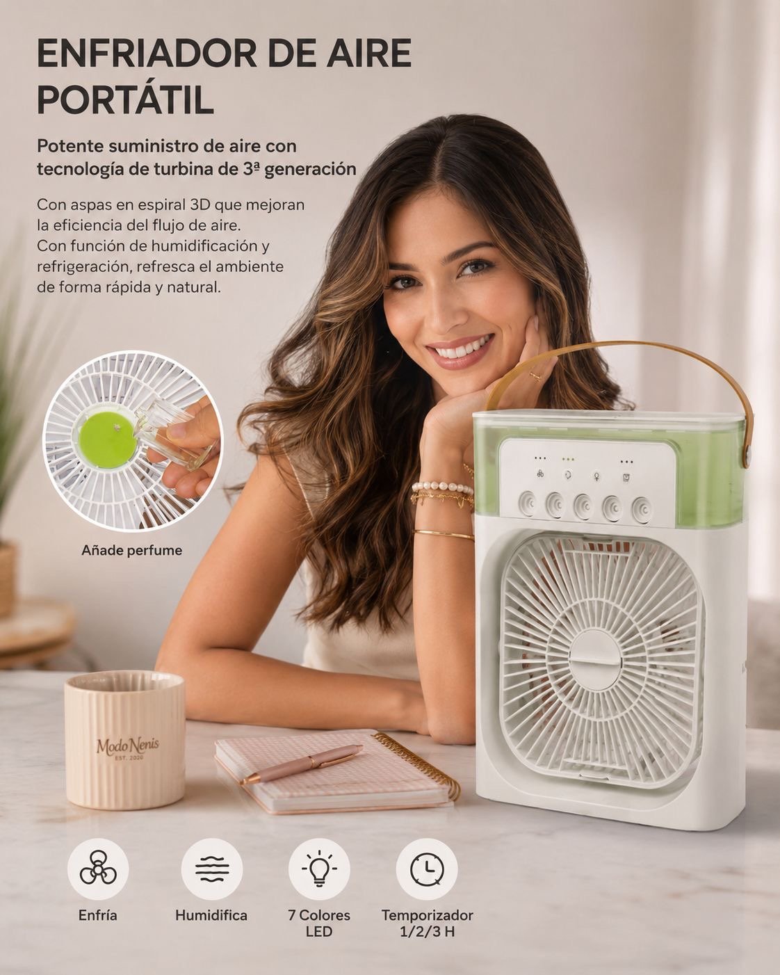 MINI VENTILADOR CON ASPERSOR - Image 5