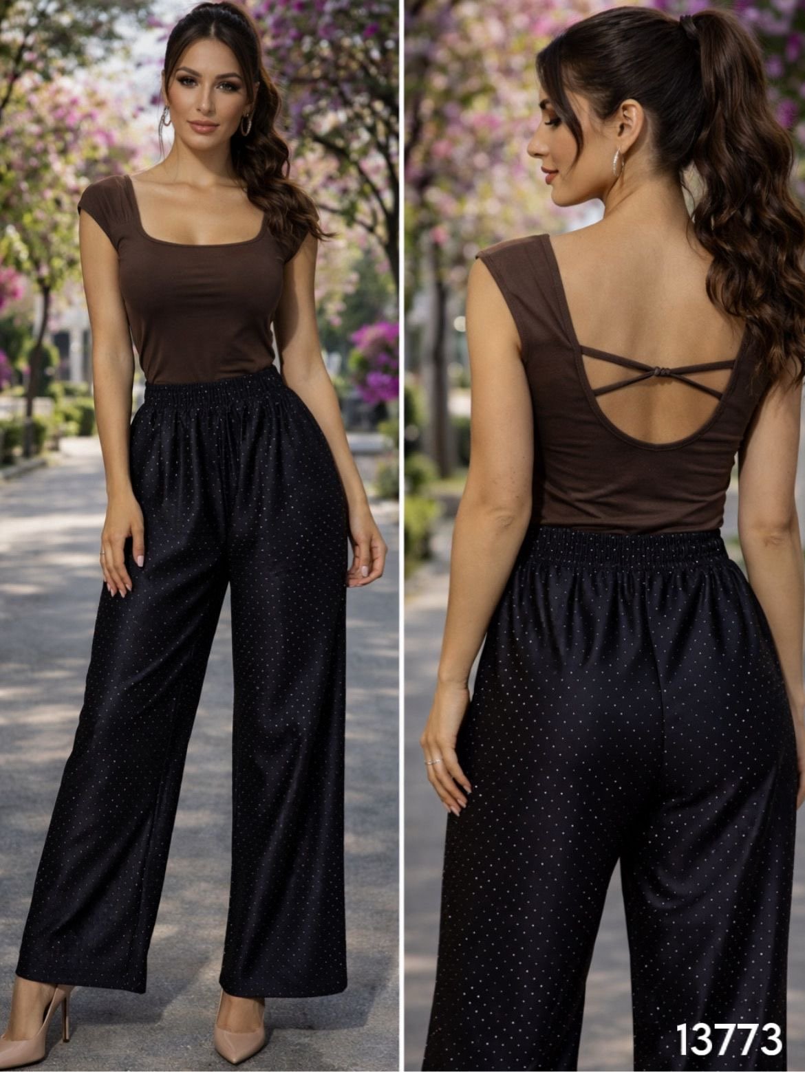 BLUSA LIGERA ESCOTADA/DETALLE ESPALDA 3773 - Image 3