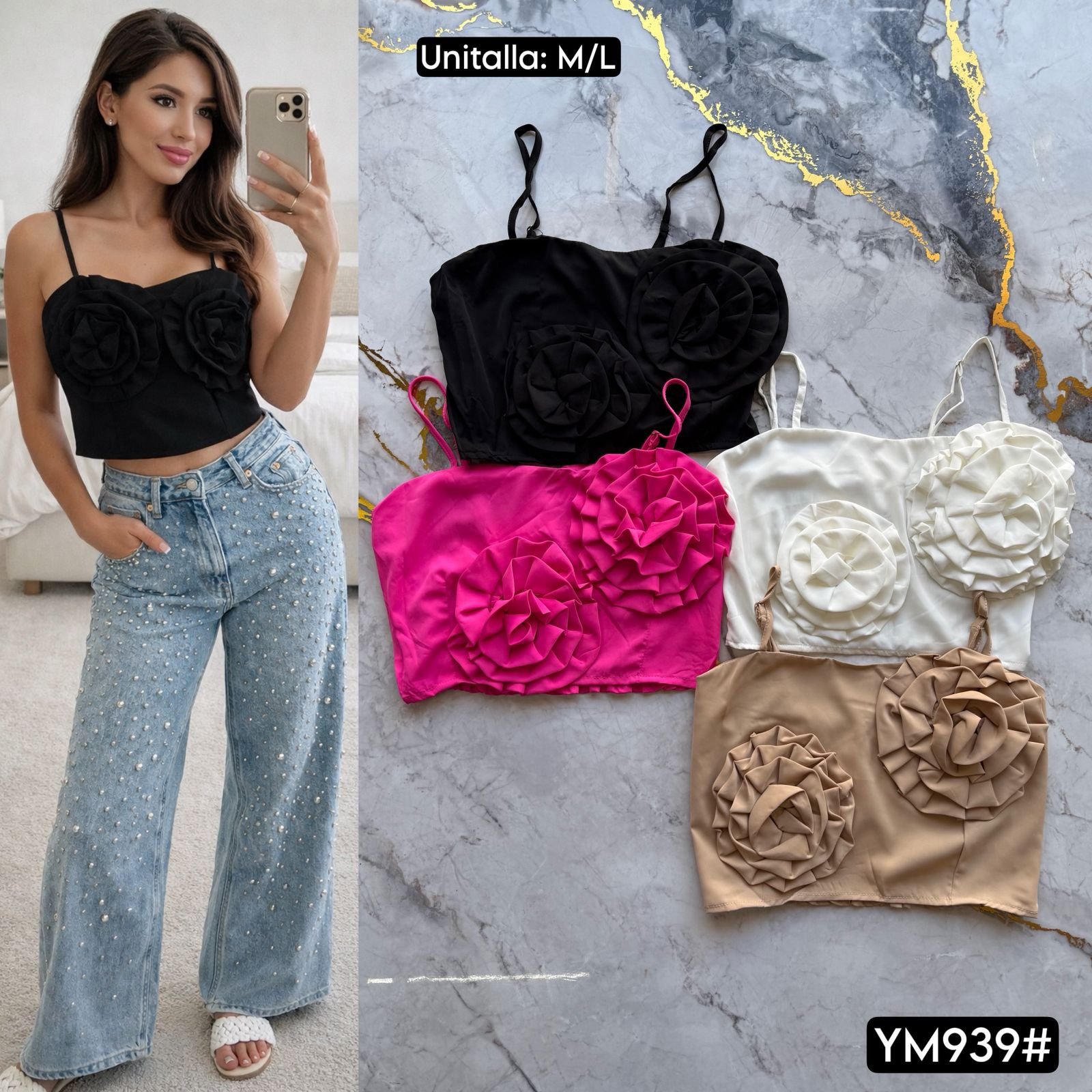 TOP PREMIUM DOBLE FLOR YM939