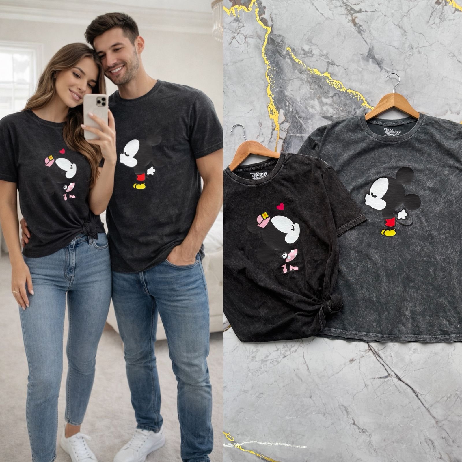 DUO PLAYERAS SAN VALENTIN ACID WASH - Image 4
