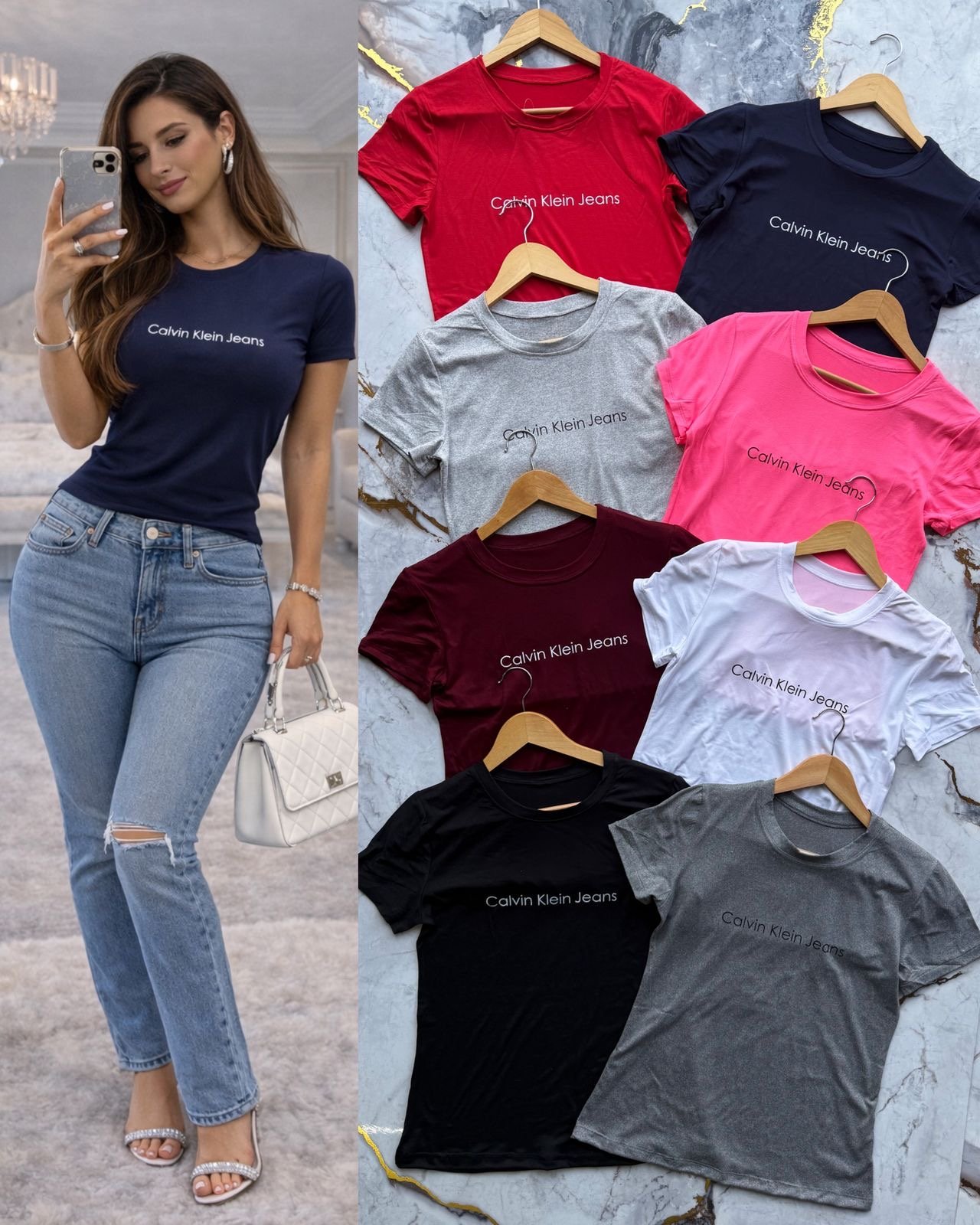 BLUSA BASICA MARCAS CK