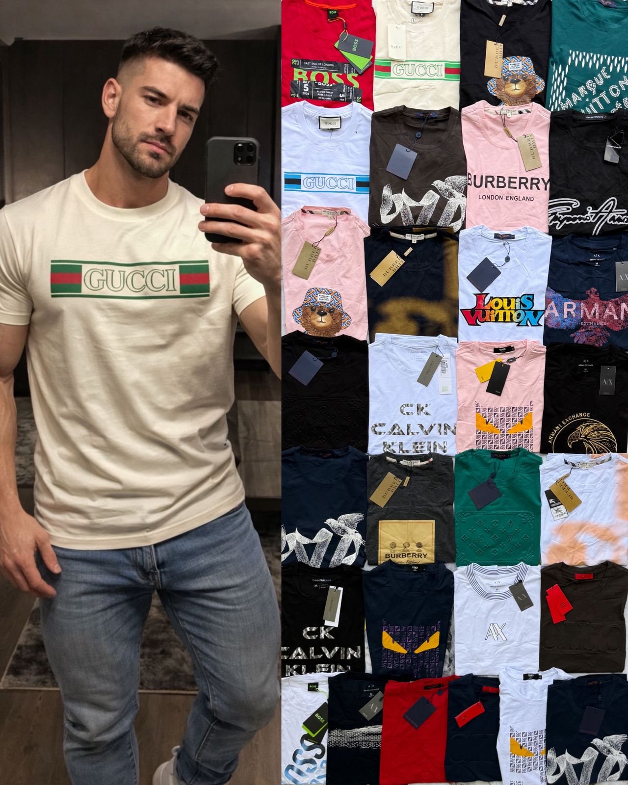 PAQUETE PLAYERAS CUELLO REDONDO G5 CRECIMIENTO 30 PIEZAS