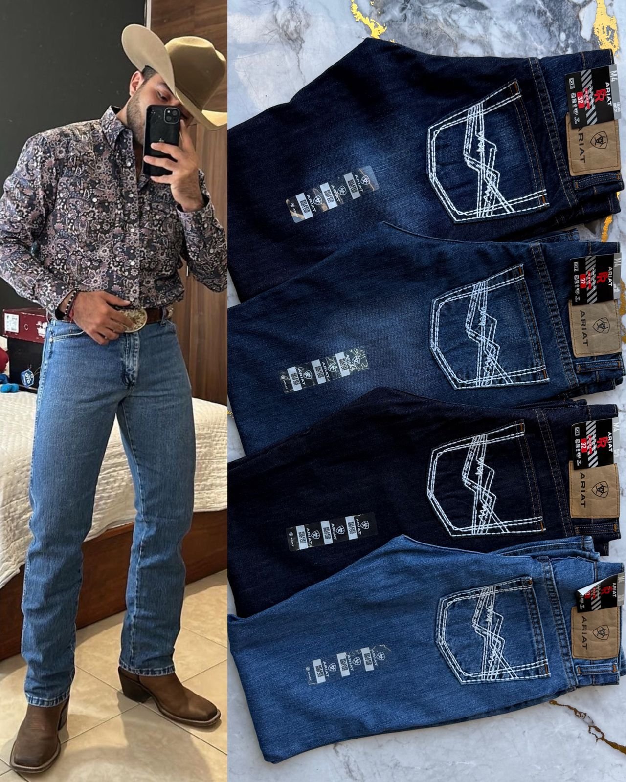 PANTALON CABALLERO ART BORDADO MOD NW 2