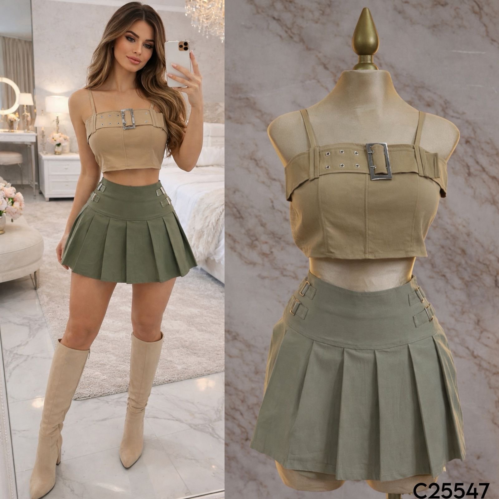 FALDA-SHORT PLIEGUES 25547 - Image 4