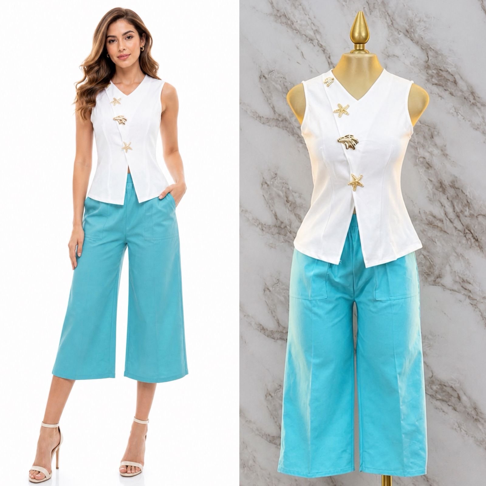 PANTALON CORTE CAPRI / PESCADOR - Image 3