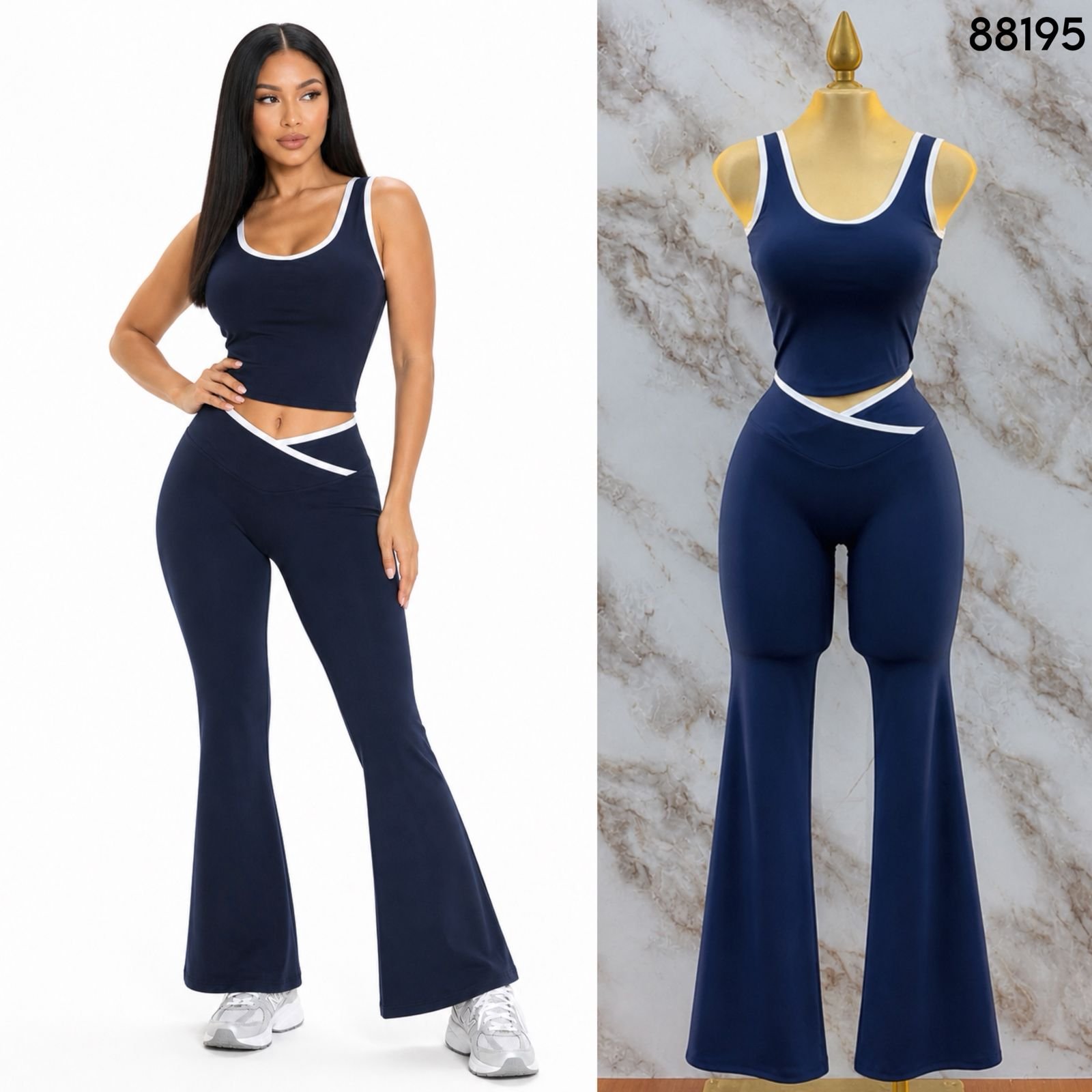 SET/CONJUNTO DEPORTIVO BLUSA+LEGGING 8195 - Image 3