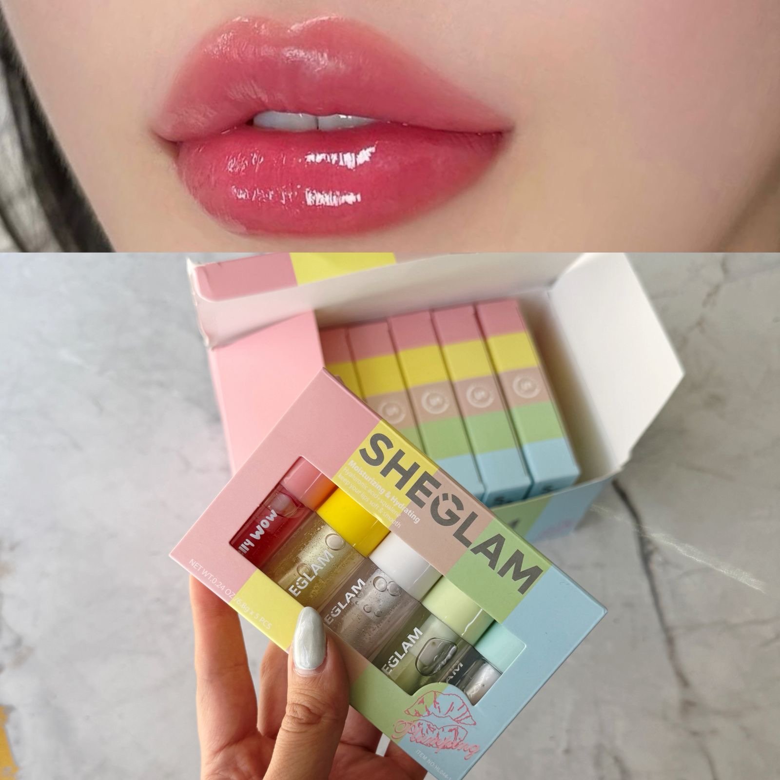 SET LABIAL LIP GLOSS SHEGLA