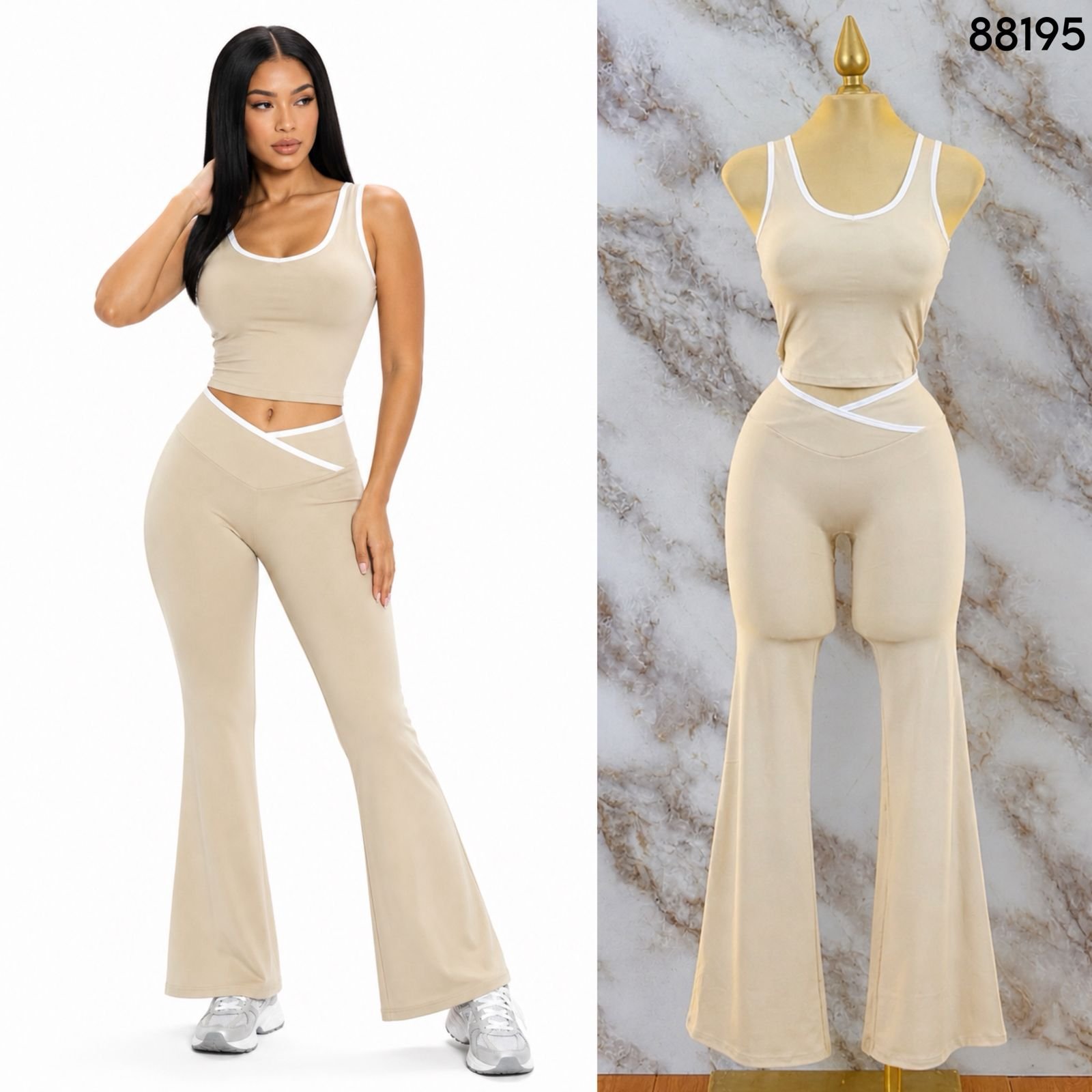 SET/CONJUNTO DEPORTIVO BLUSA+LEGGING 8195 - Image 4