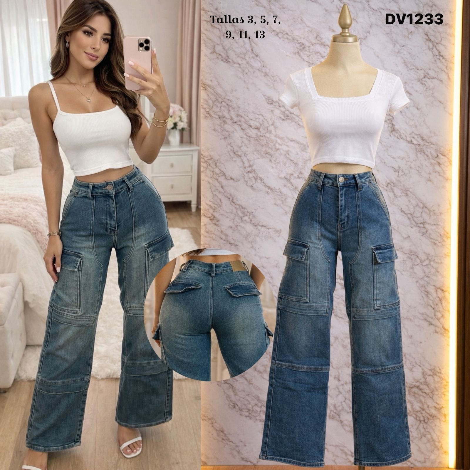 PANTALON MEZCLILLA DEIA VU 1233