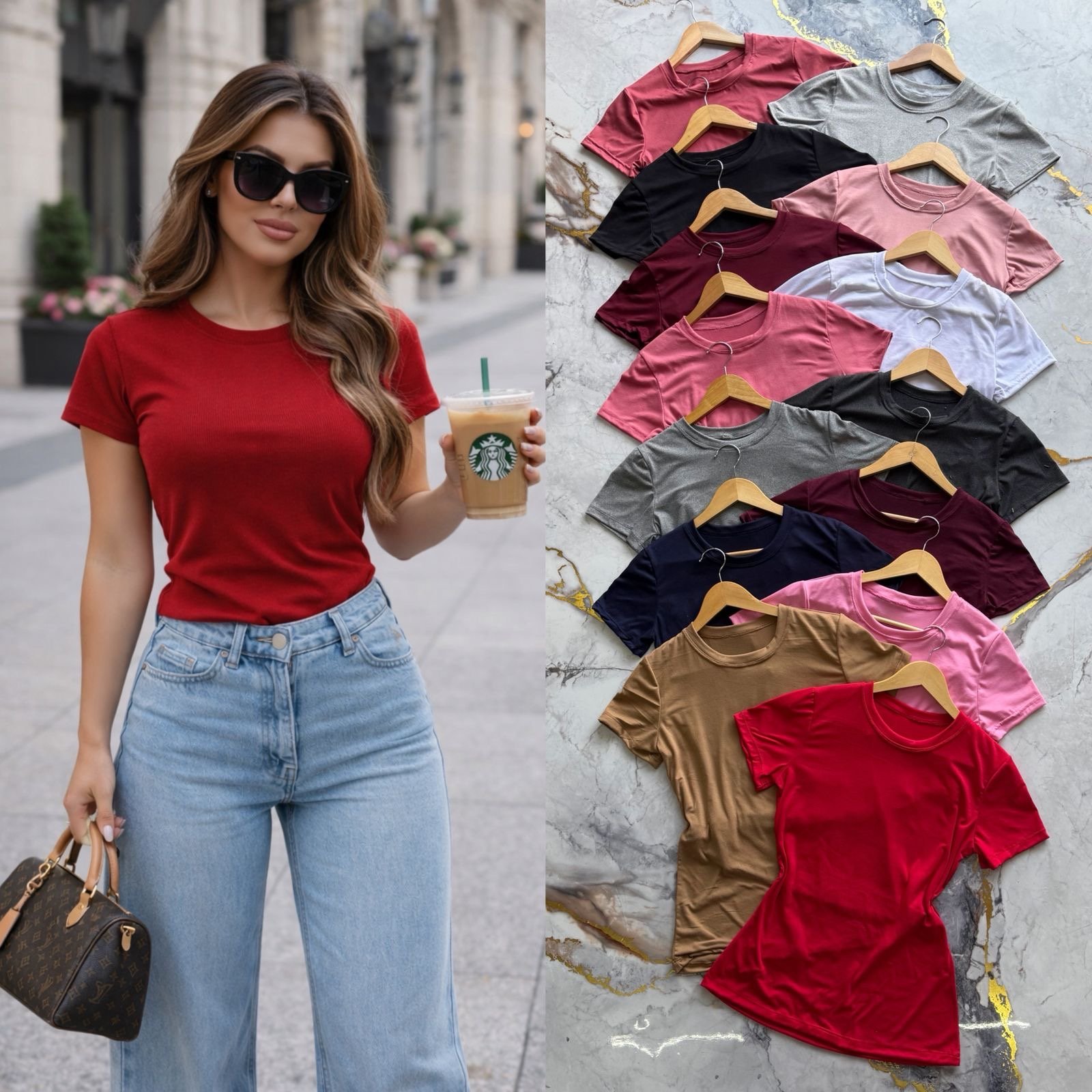 BLUSA BASICA LISA PAQUETE 12 PIEZAS - Image 3