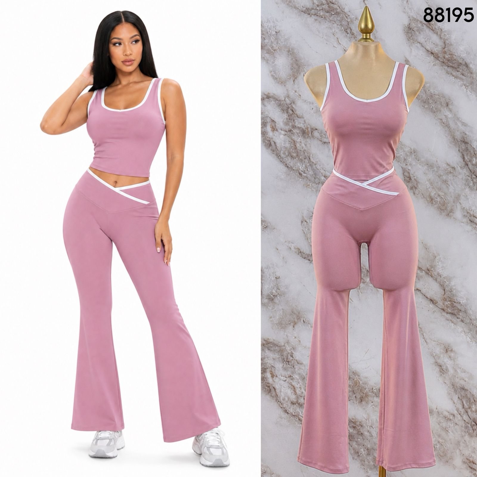 SET/CONJUNTO DEPORTIVO BLUSA+LEGGING 8195 - Image 2