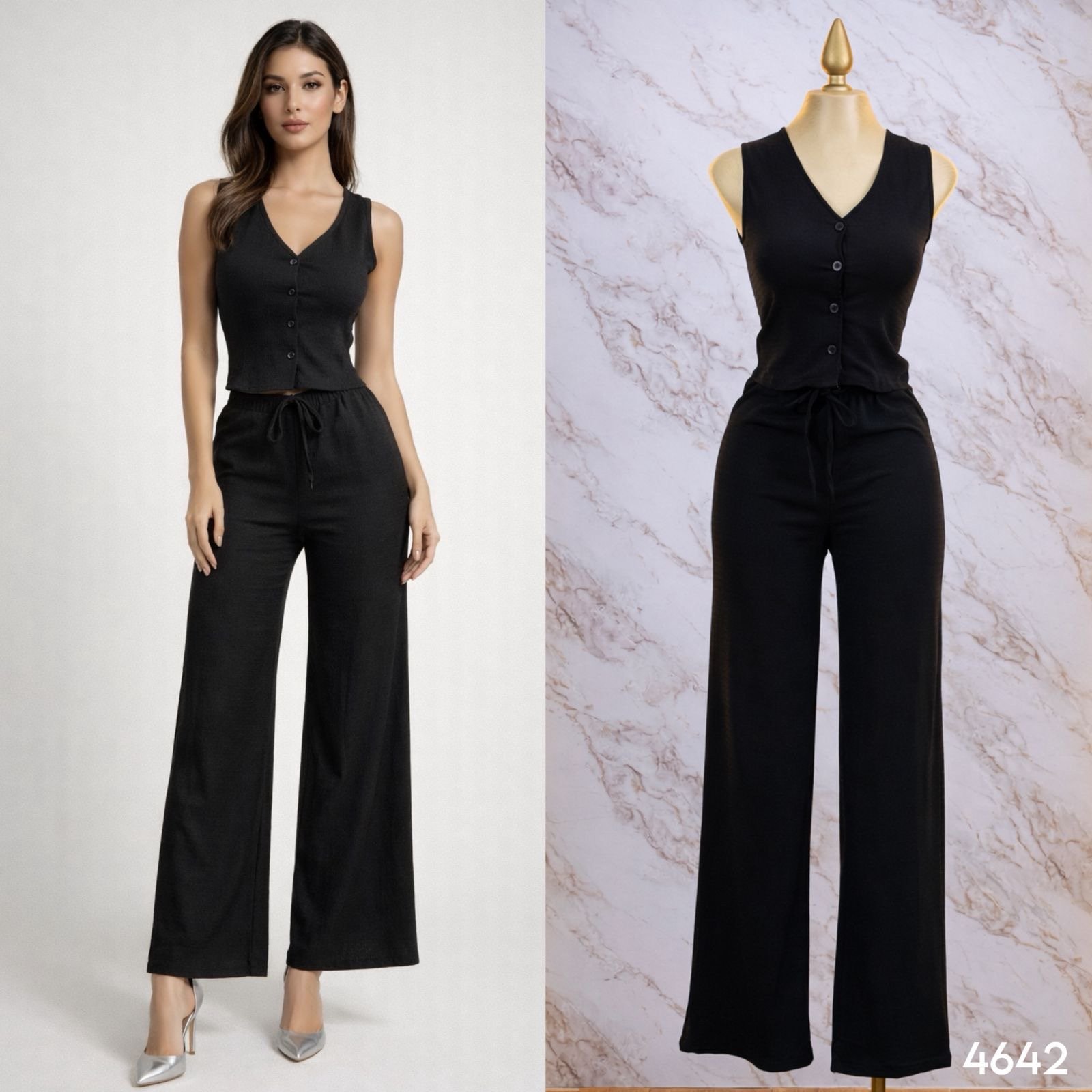 SET/CONJUNTO ELEGANT CHALECO 4642 - Image 4