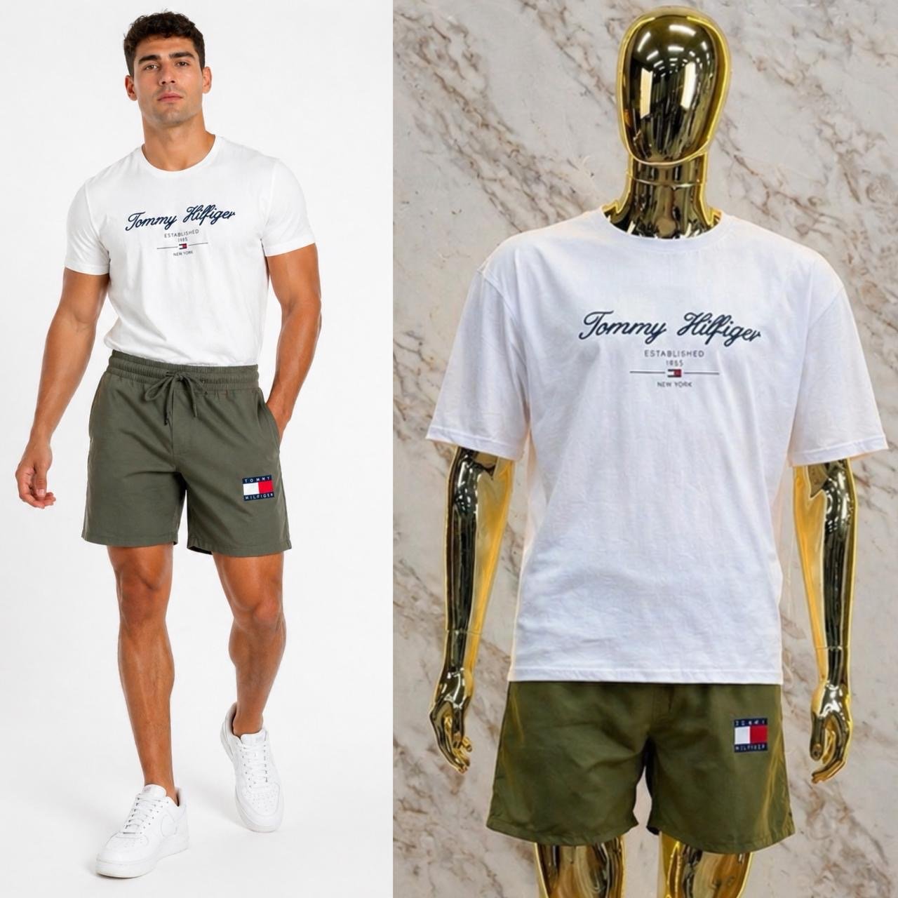 SHORT DEPORTIVO CON ELASTICO TOMMY HLFIGGER - Image 2