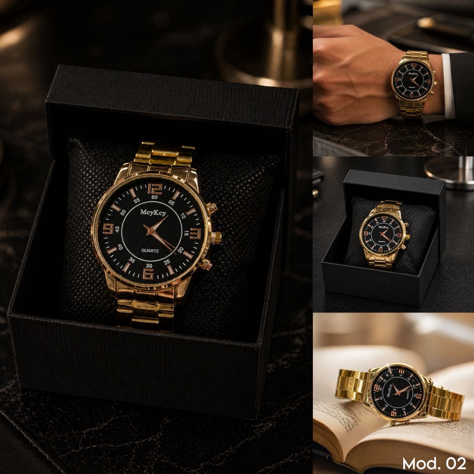 RELOJ METALICO PREMIUM MOD 2