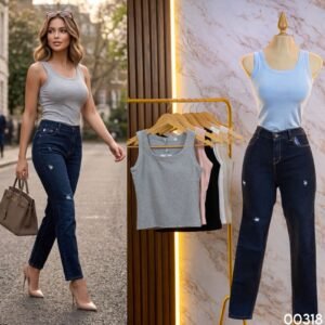BLUSA BASICA TIRANTE CON COPA 0318