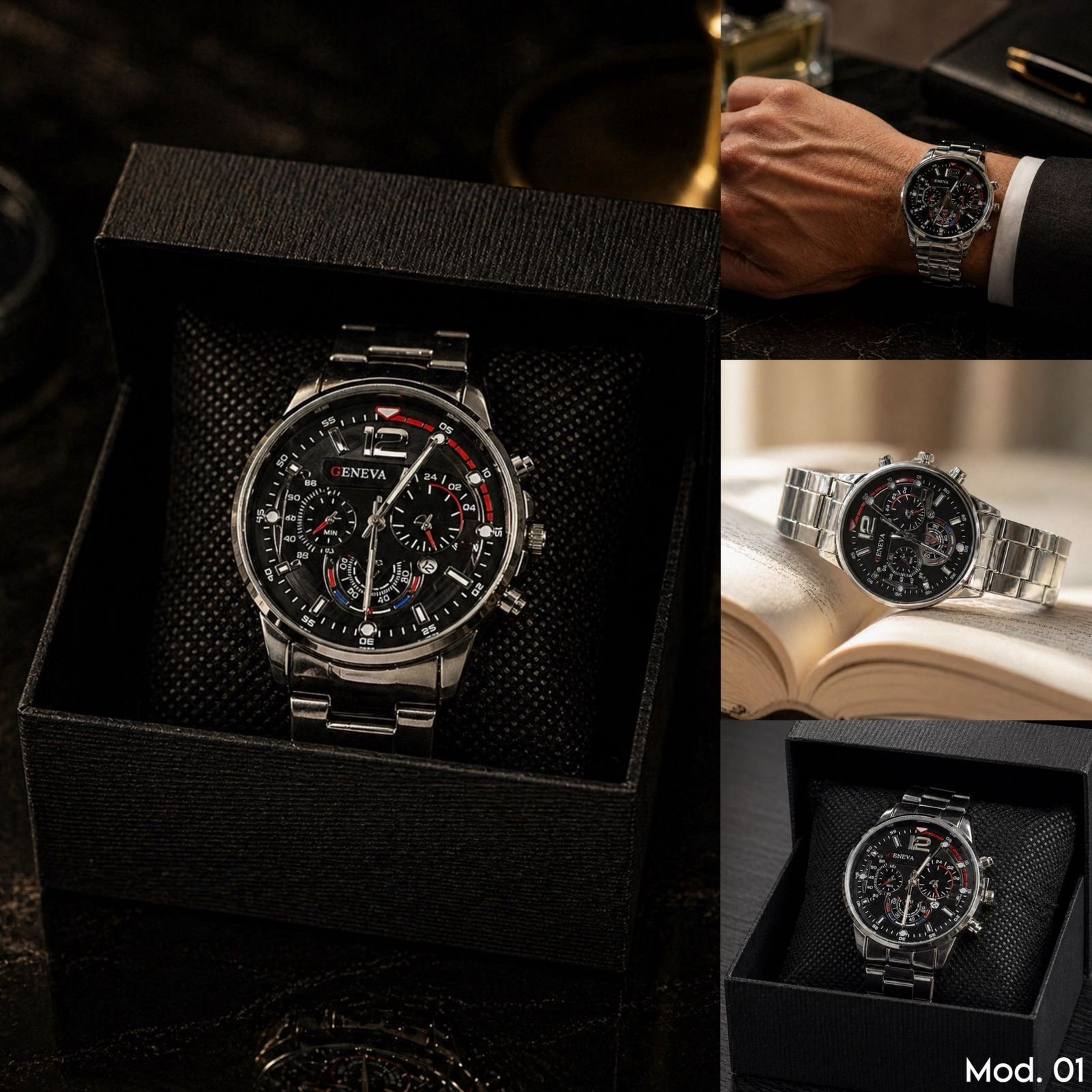 RELOJ METALICO PREMIUM MOD 1
