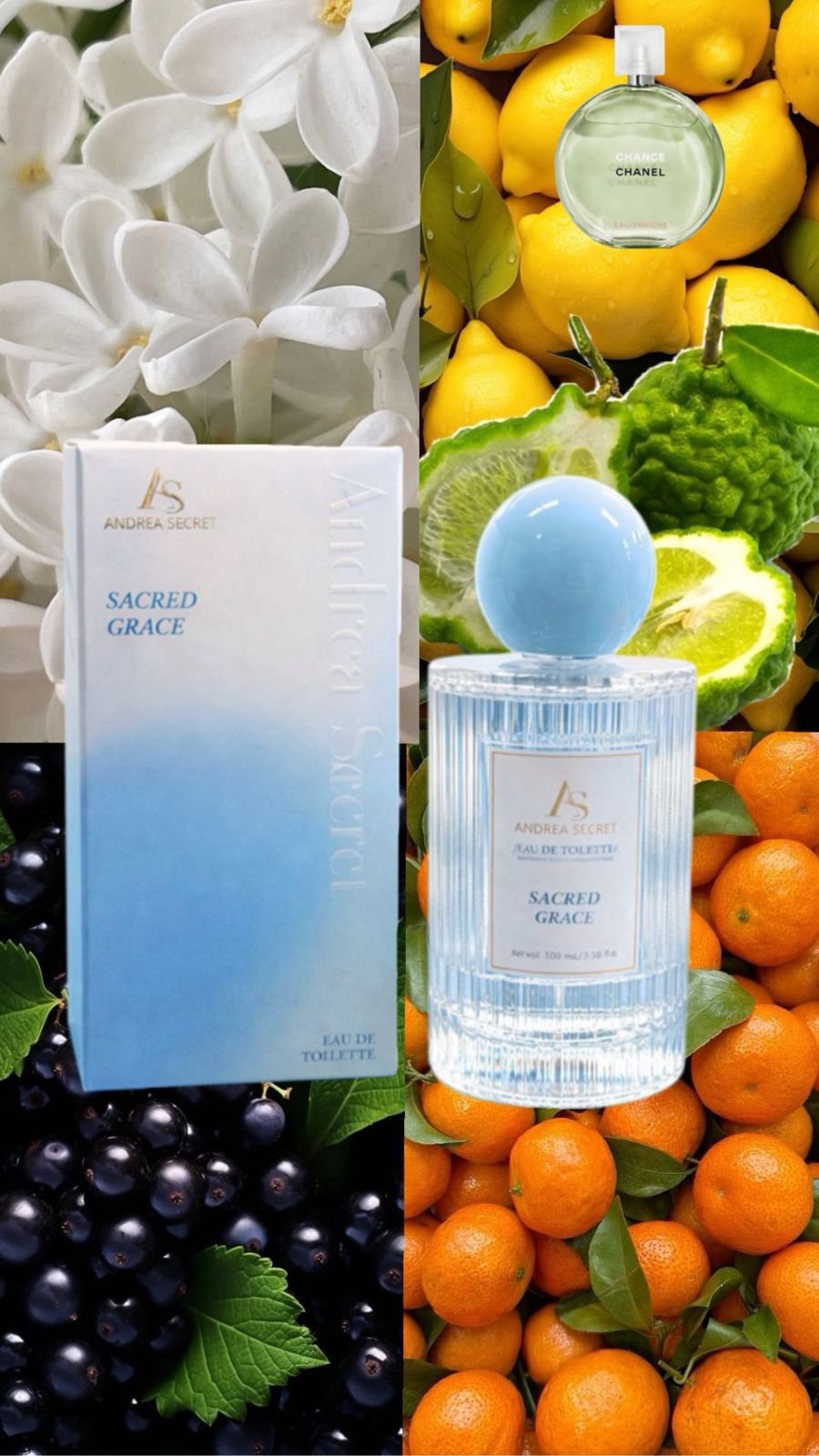 PERFUME DAMA AS SACRED GRACE/AZUL