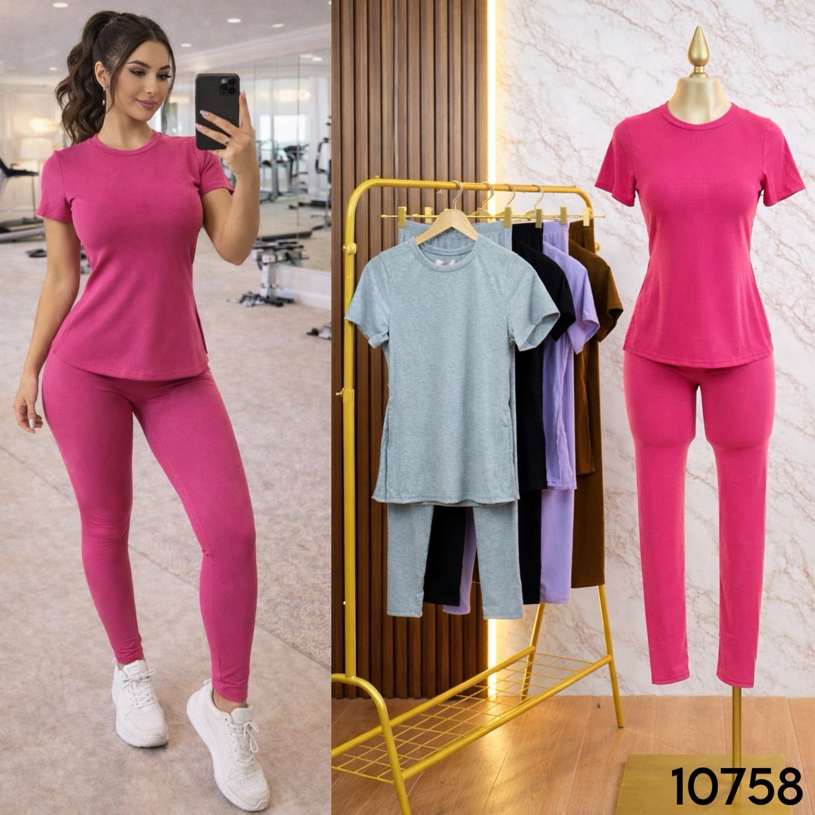 SET/CONJUNTO DEPORTIVO LISO 10758