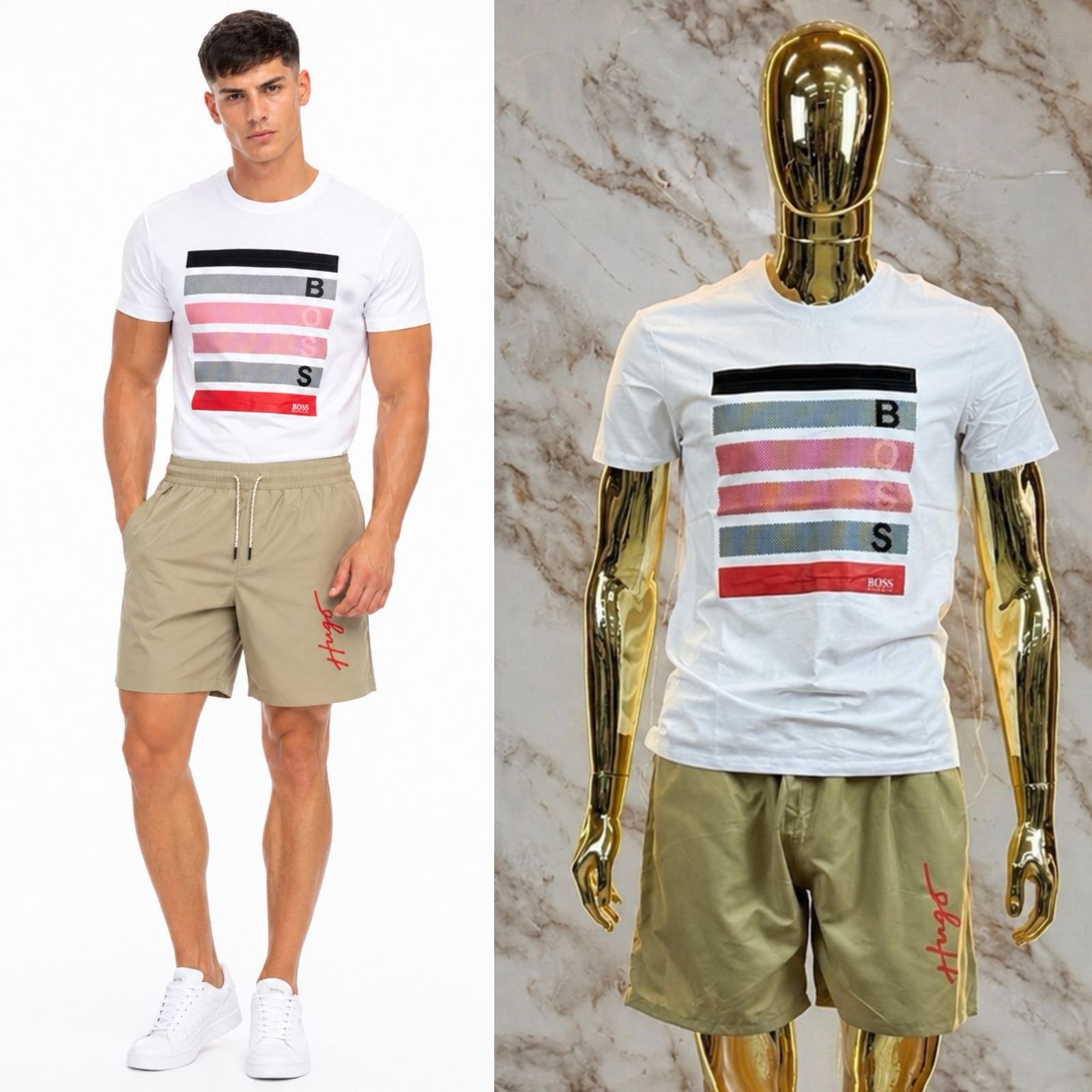 SHORT DEPORTIVO CON ELASTICO HUGO FIRMA - Image 2