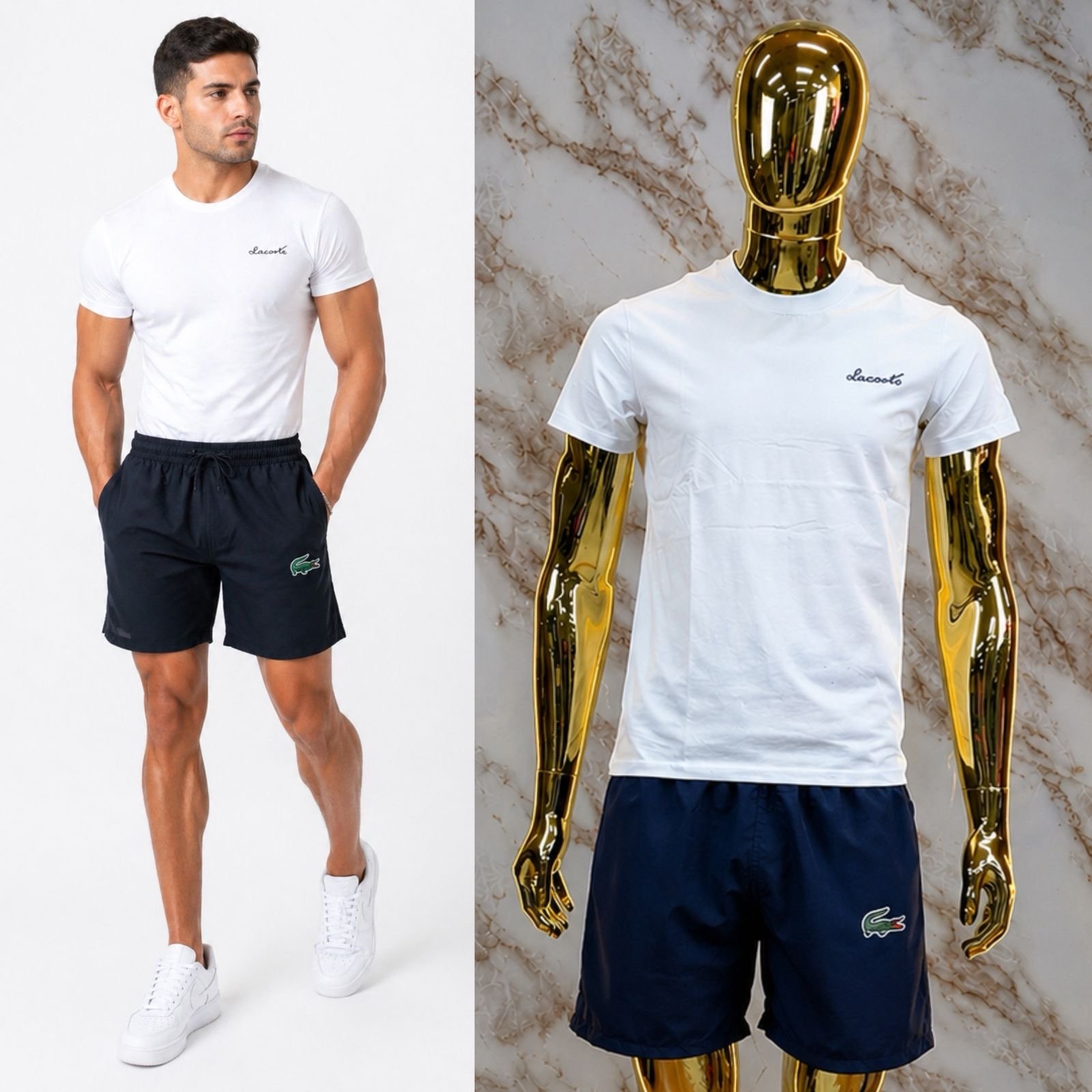 SHORT DEPORTIVO CON ELASTICO LCOSTE - Image 5