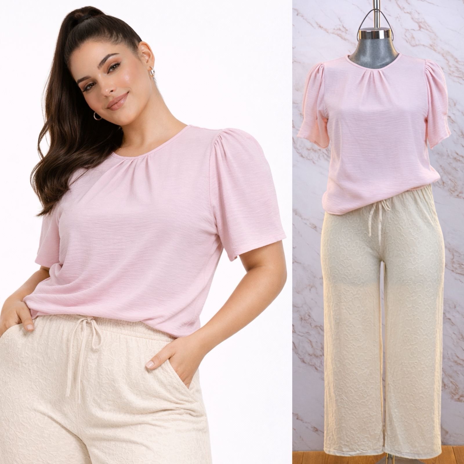 BLUSA CURVY PLUS HOMBROS CAMPANA - Image 8