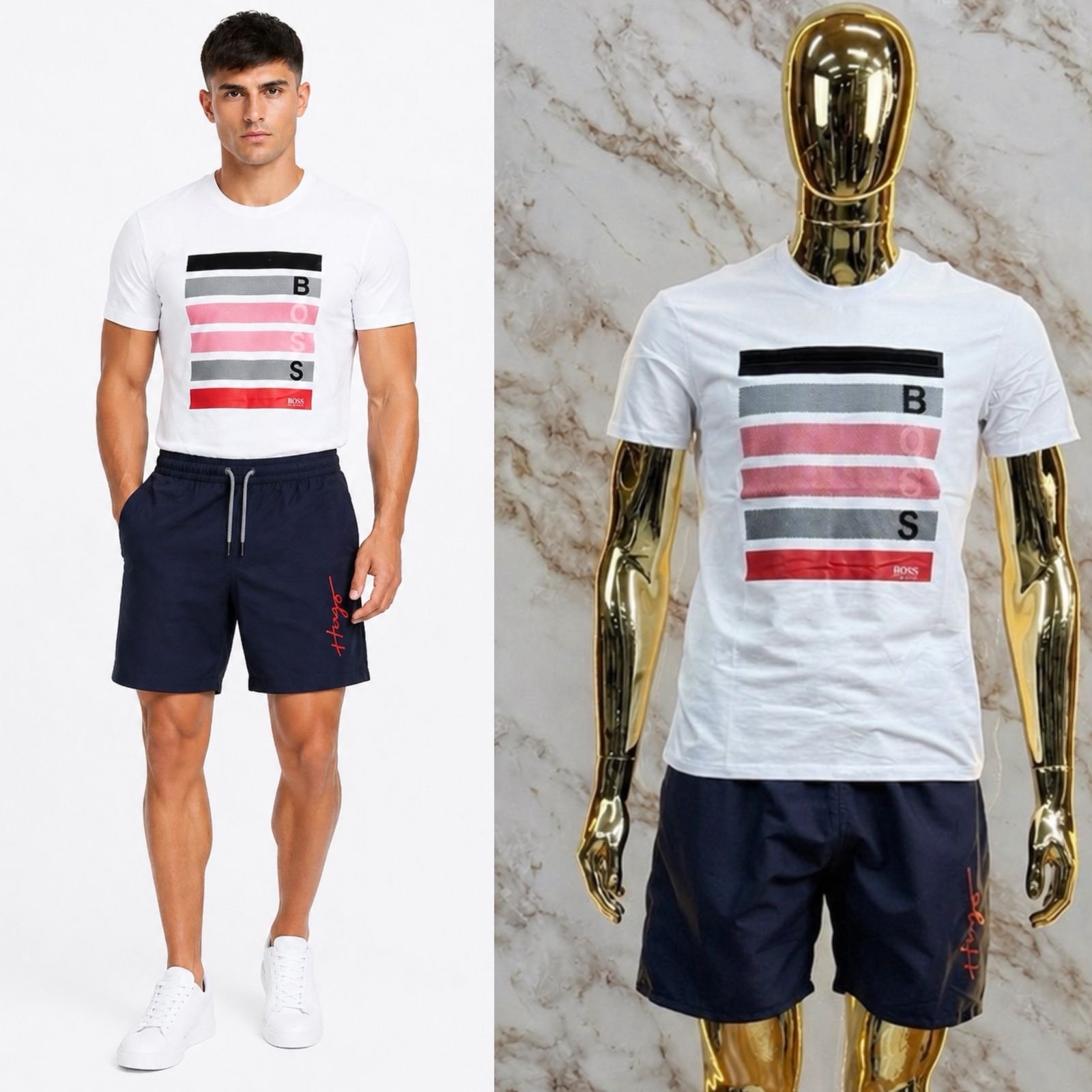 SHORT DEPORTIVO CON ELASTICO HUGO FIRMA - Image 3