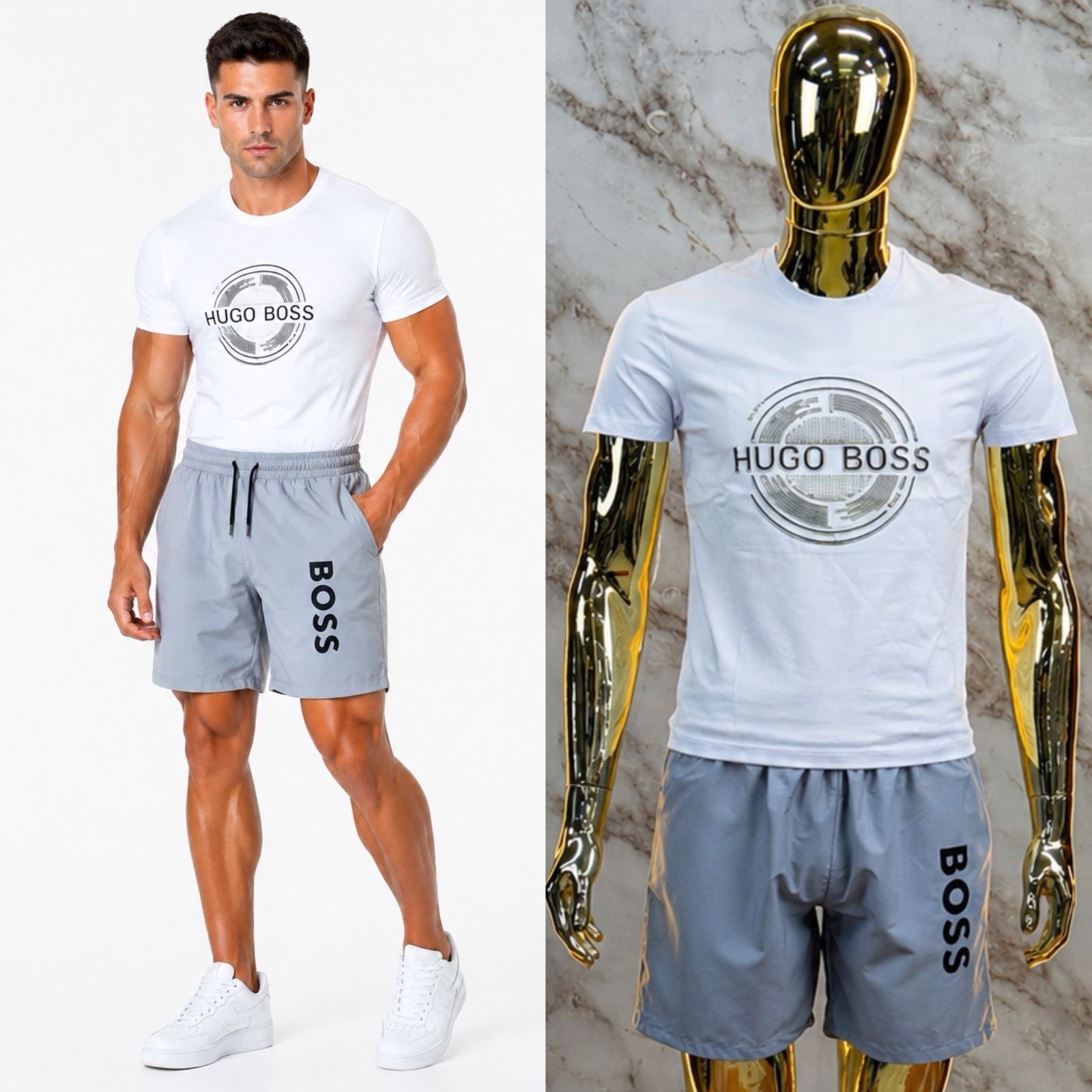 SHORT DEPORTIVO CON ELASTICO HG BOSS - Image 3