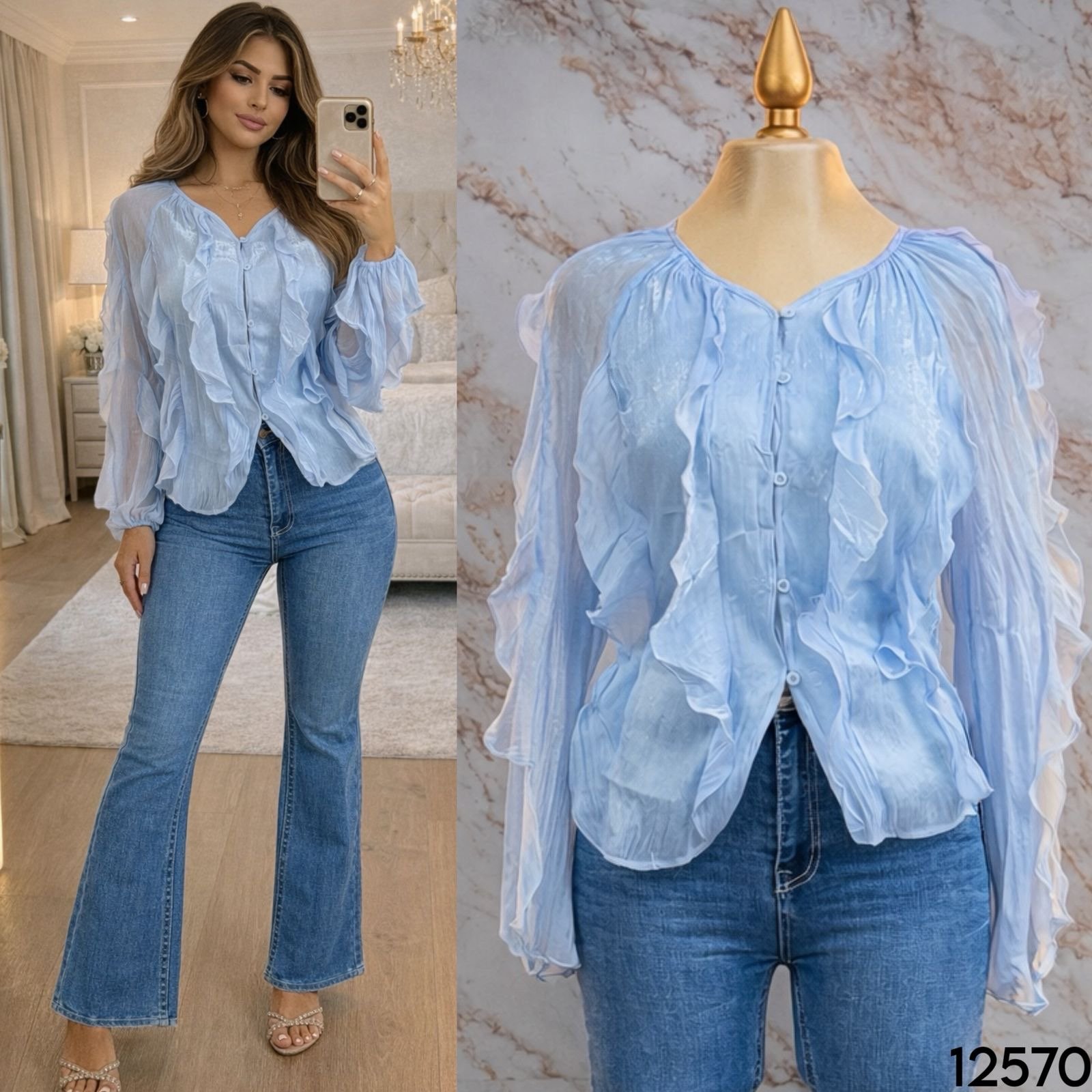 CAMISA/OLANES 2570 - Image 5