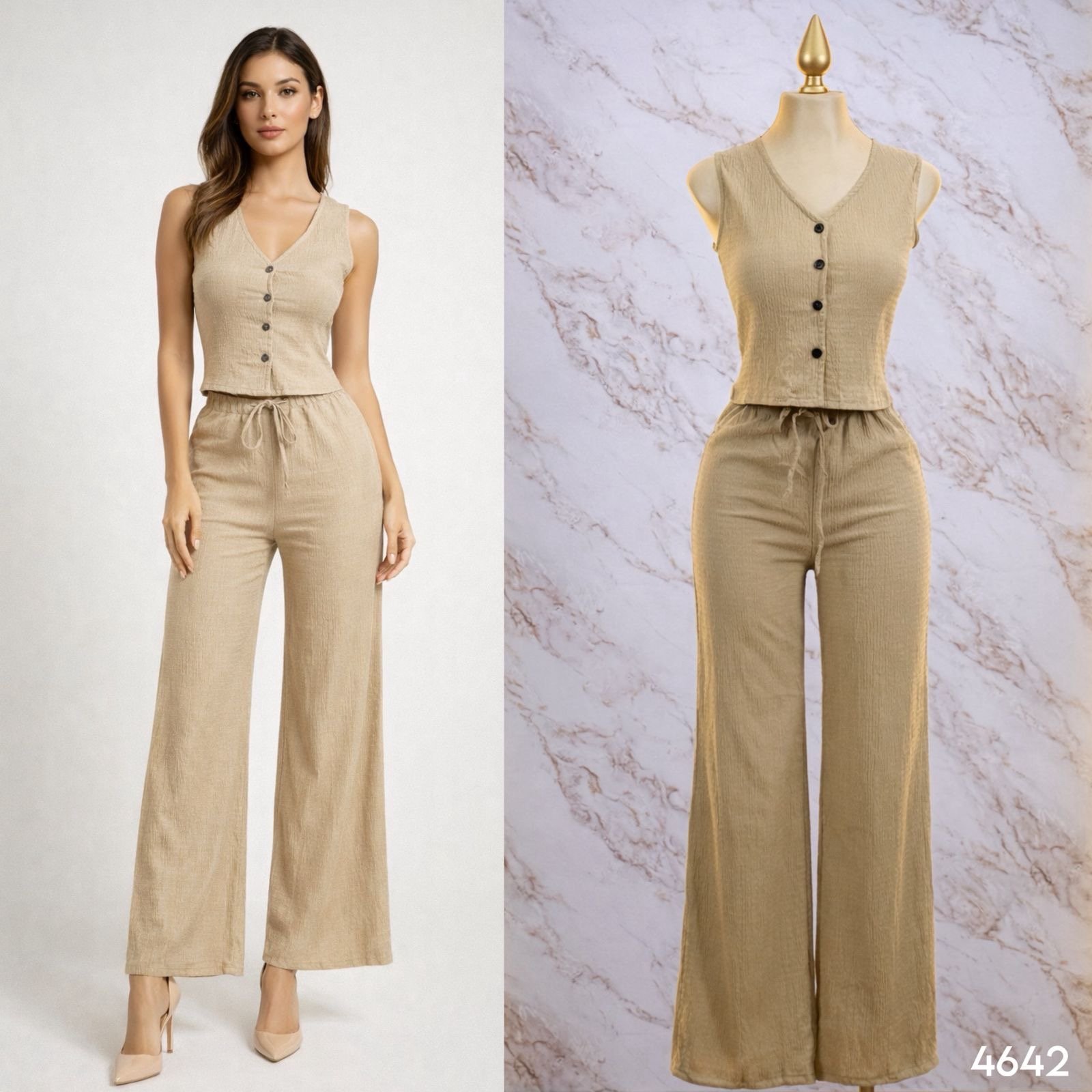 SET/CONJUNTO ELEGANT CHALECO 4642 - Image 3