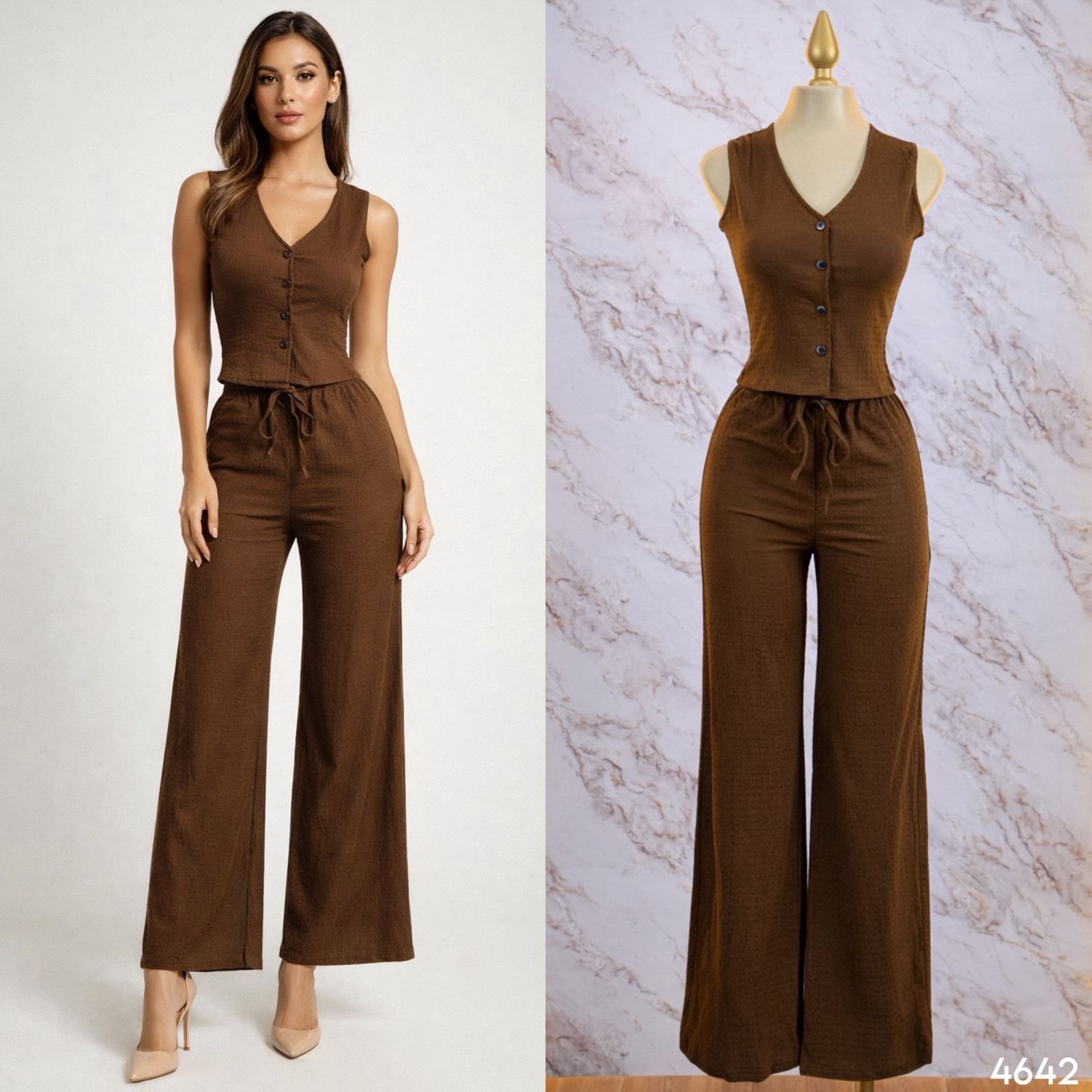 SET/CONJUNTO ELEGANT CHALECO 4642 - Image 2