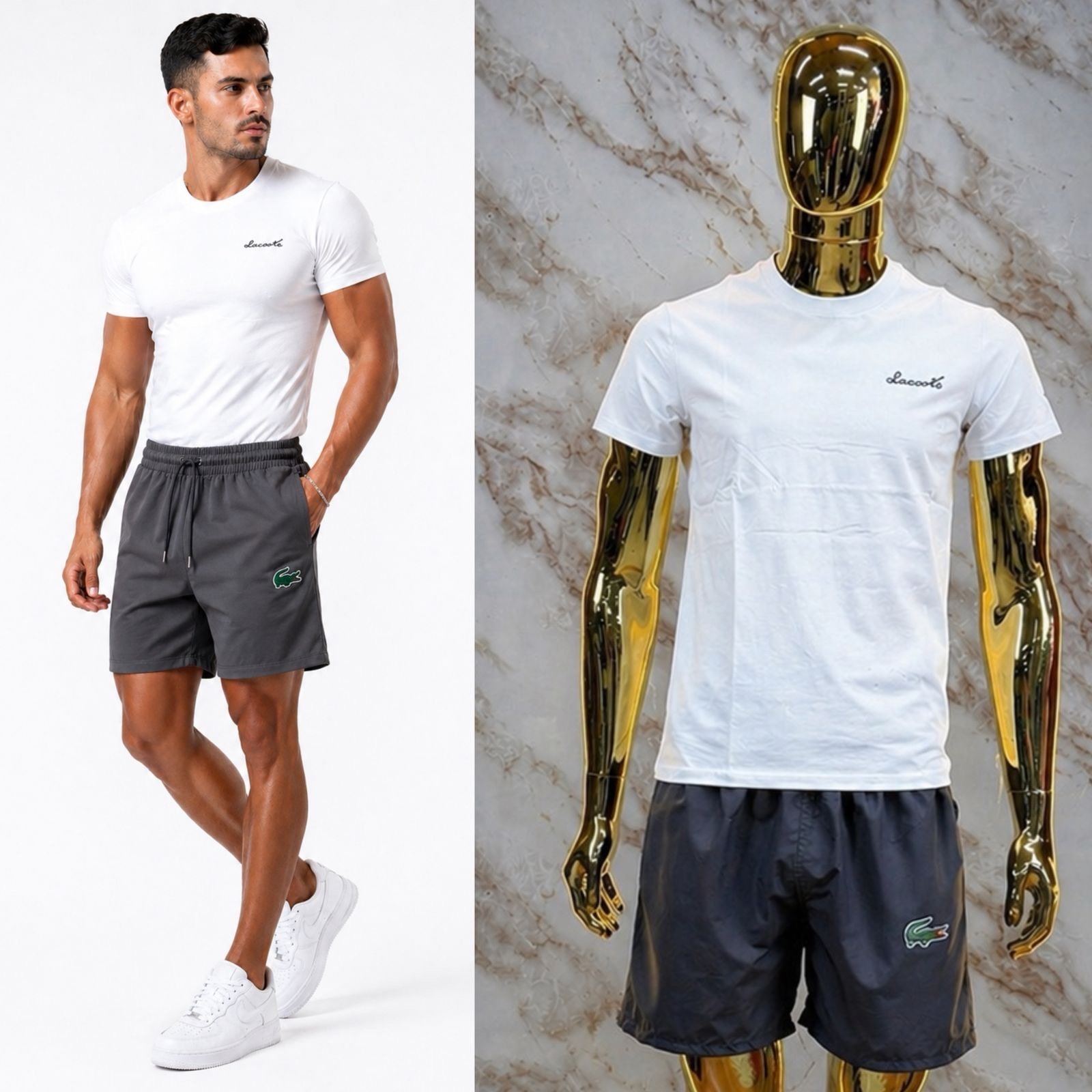 SHORT DEPORTIVO CON ELASTICO LCOSTE - Image 4
