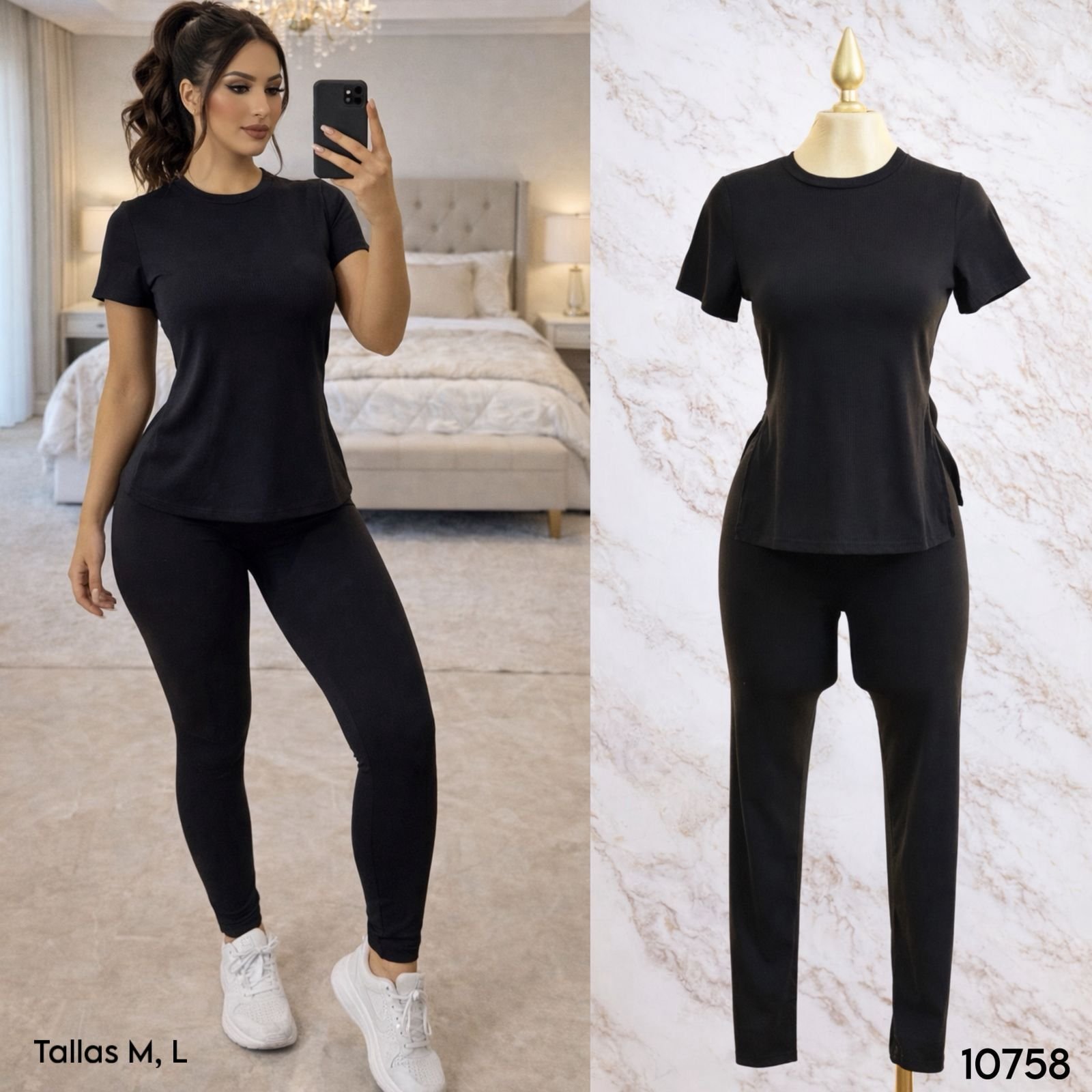 SET/CONJUNTO DEPORTIVO LISO 10758 - Image 3