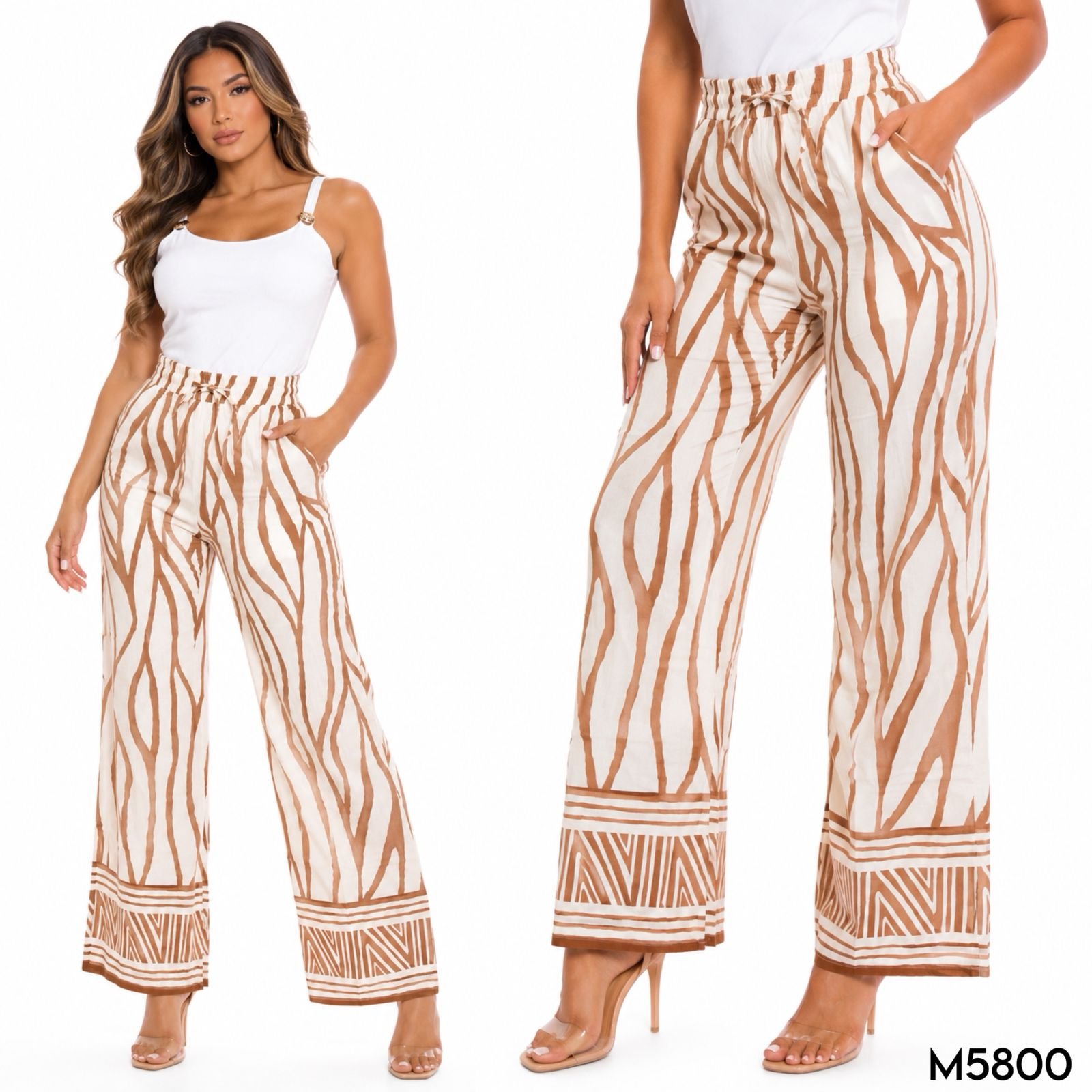PANTALON LIGERO ESTAMPADO 5800 - Image 4