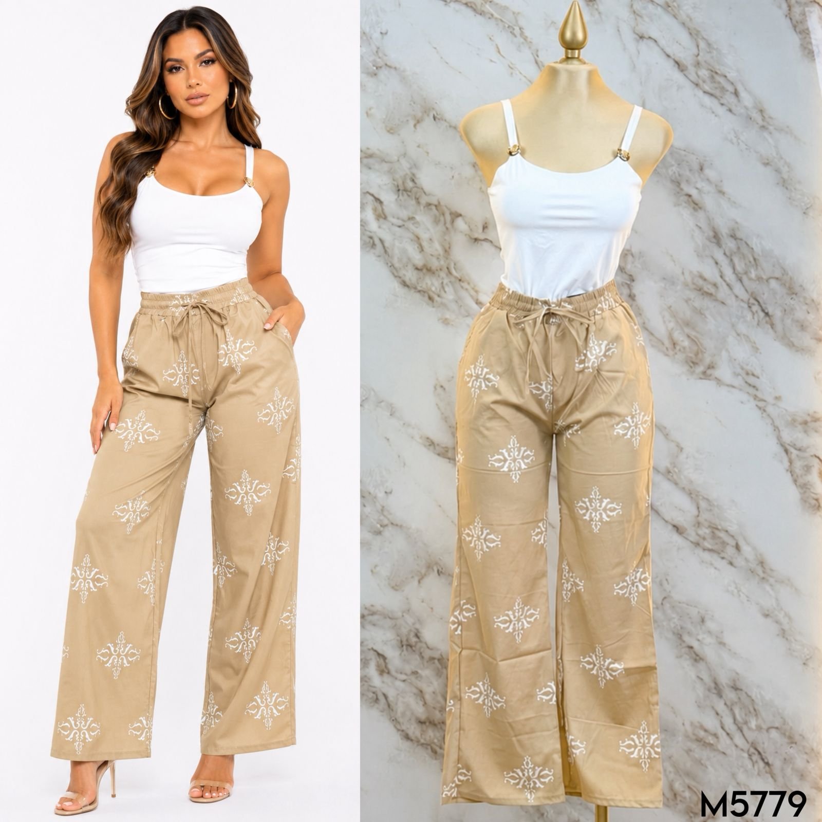 PANTALON LIGERO ESTAMPADO 5779 - Image 4
