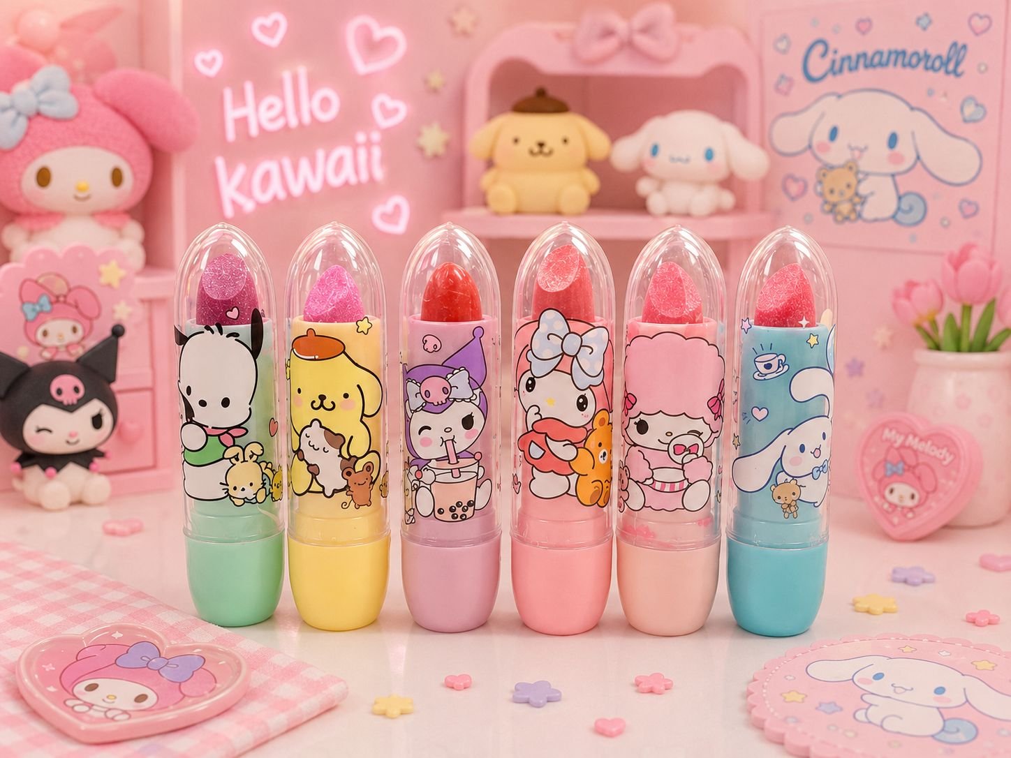 MINI LIPSTICKS EDICION SANRIO