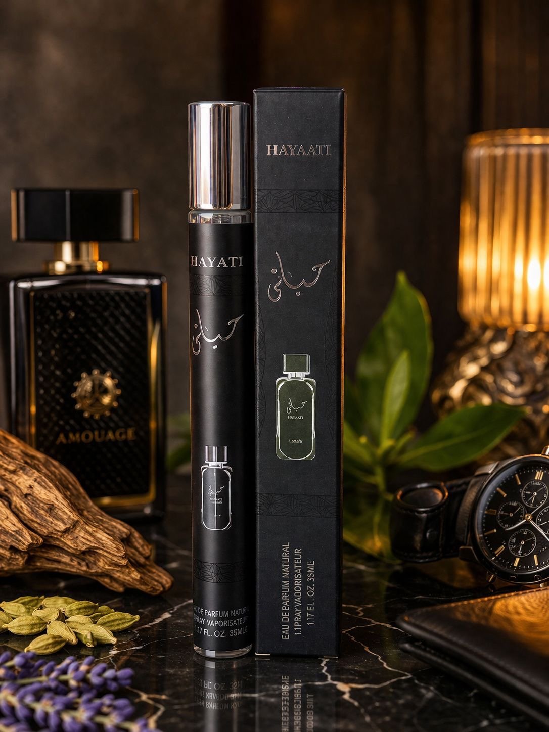 PERFUME CABALLERO DE BOLSILLO ARABE HAYATI