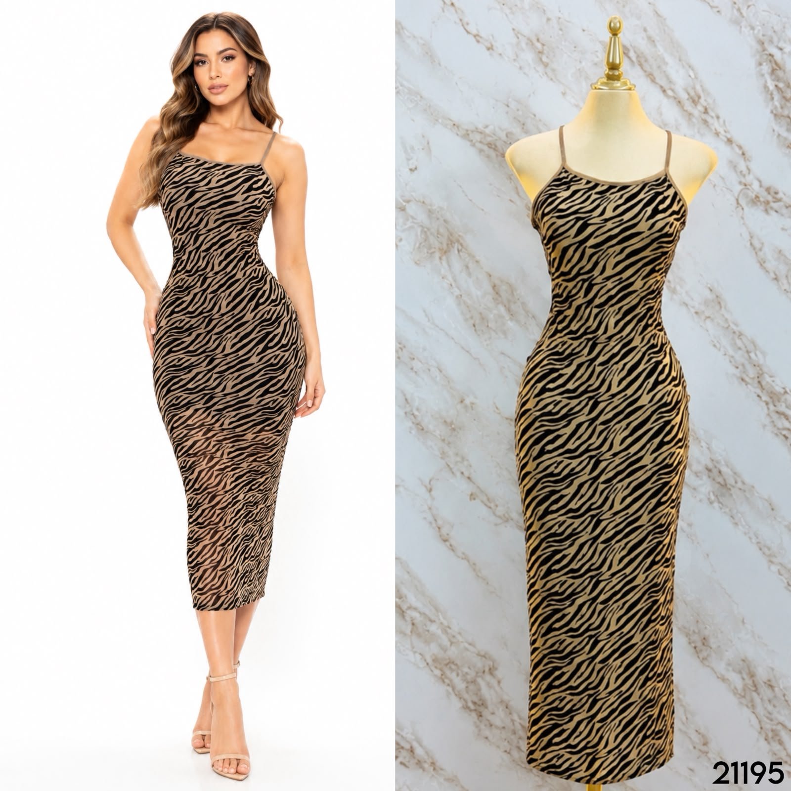 VESTIDO ANIMAL PRINT 1195 - Image 2