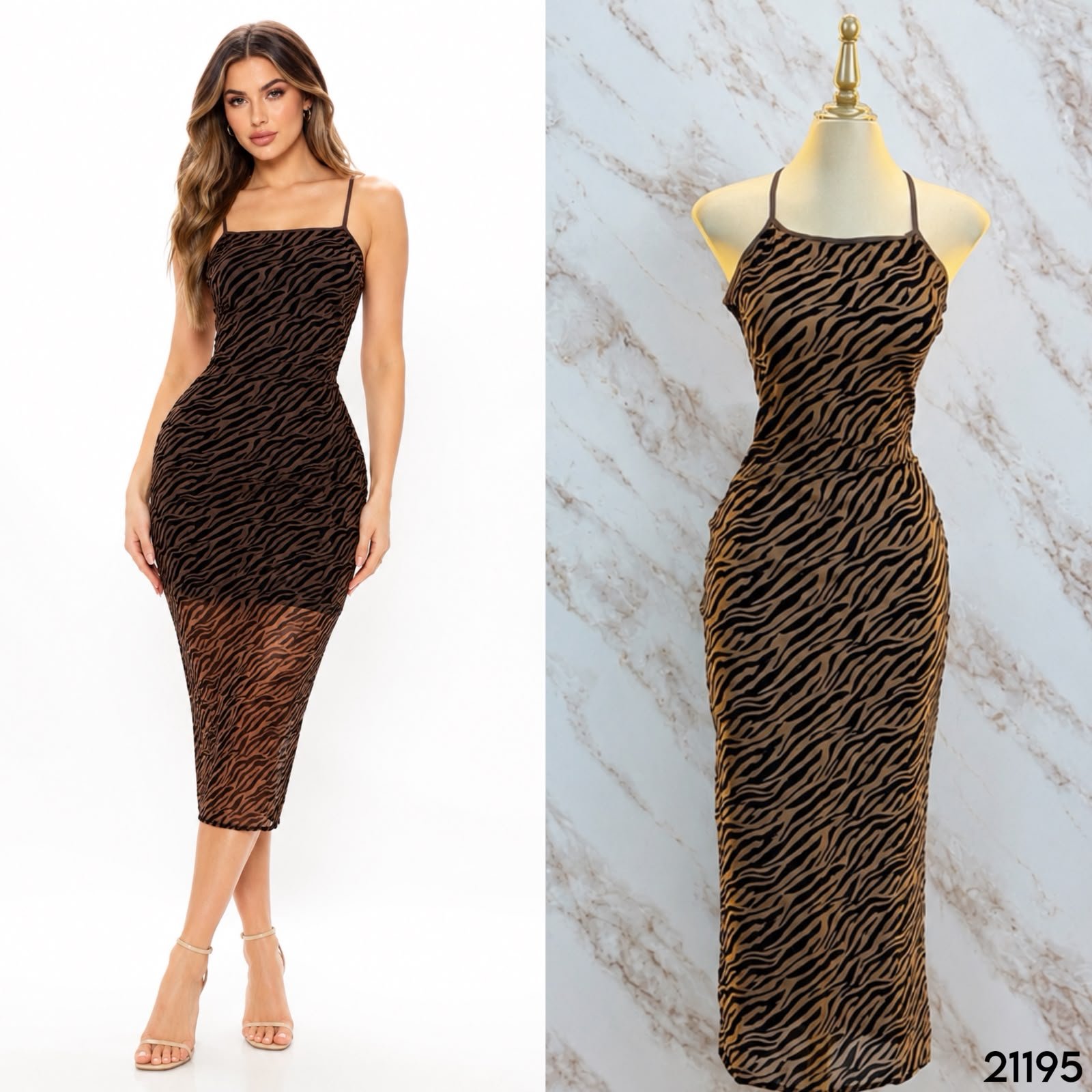 VESTIDO ANIMAL PRINT 1195 - Image 3