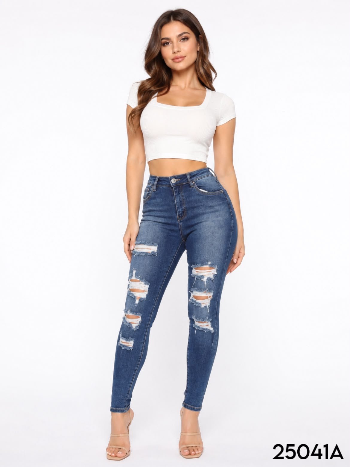 PANTALON /JEANS SKINNY 5041A - Image 3