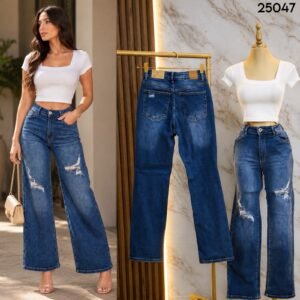 PANTALON /JEANS CORTE WIDE LEG 5047