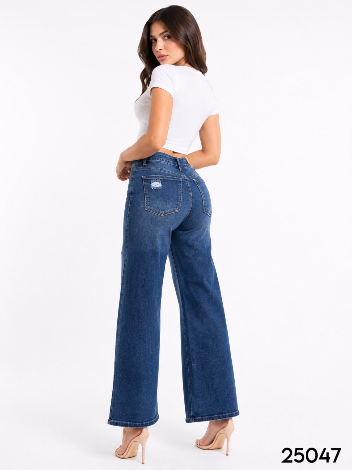 PANTALON /JEANS CORTE WIDE LEG 5047 - Image 5