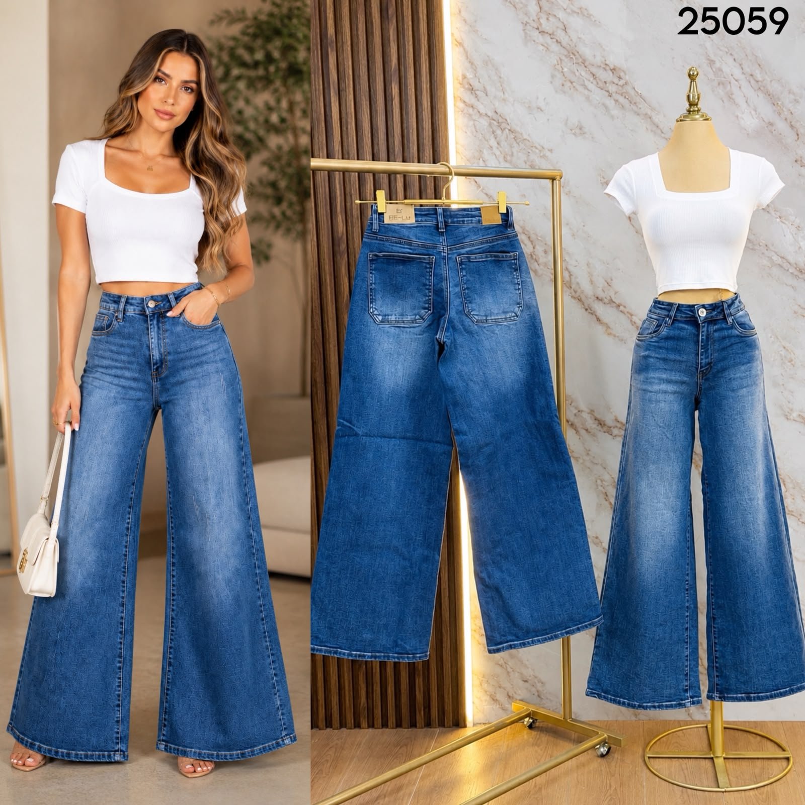 PANTALON /JEANS CORTE WIDE LEG 5059