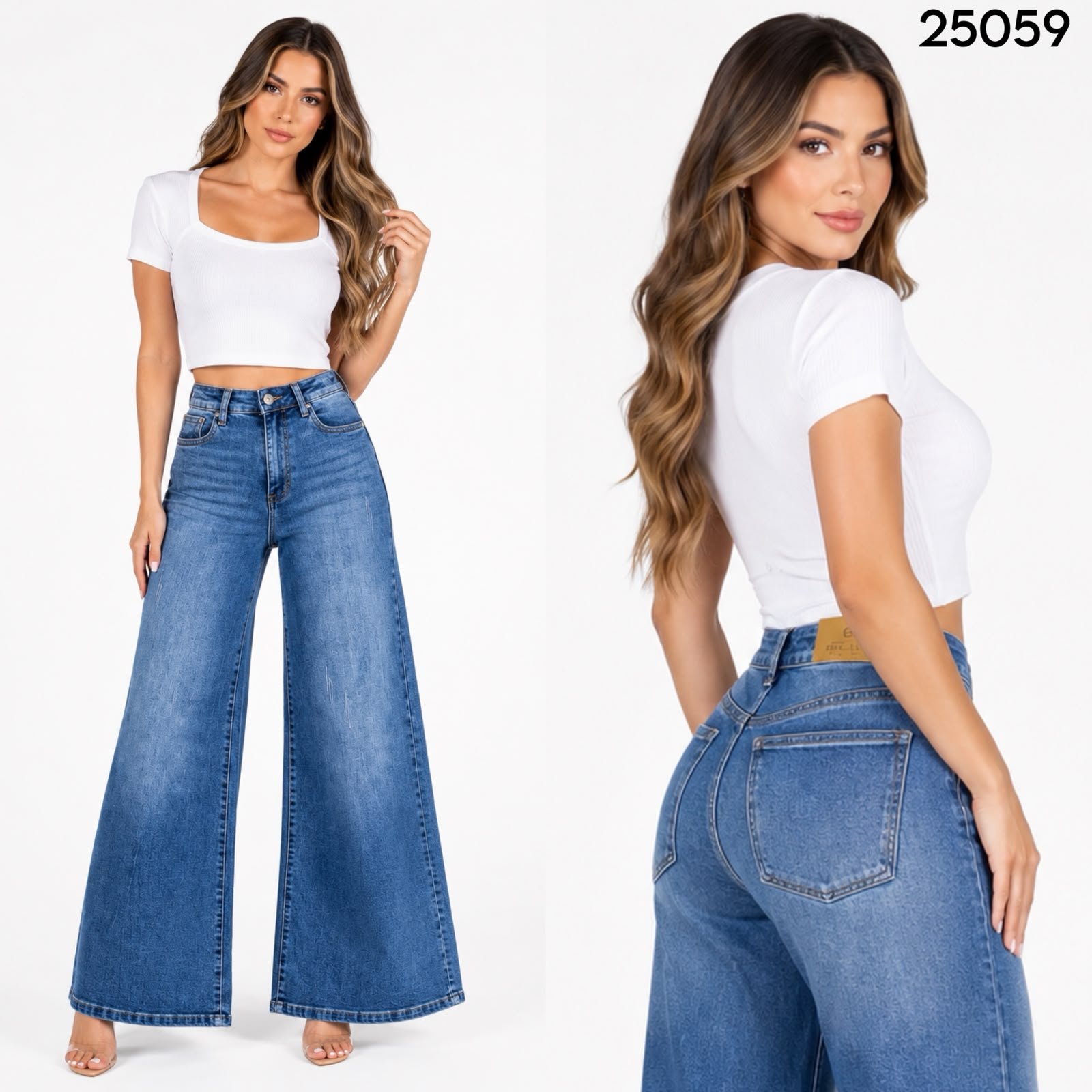 PANTALON /JEANS CORTE WIDE LEG 5059 - Image 2