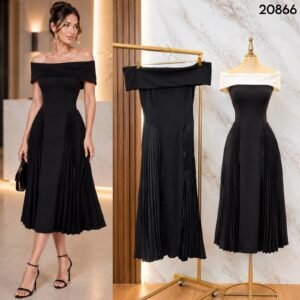 VESTIDO PLISADO 0866
