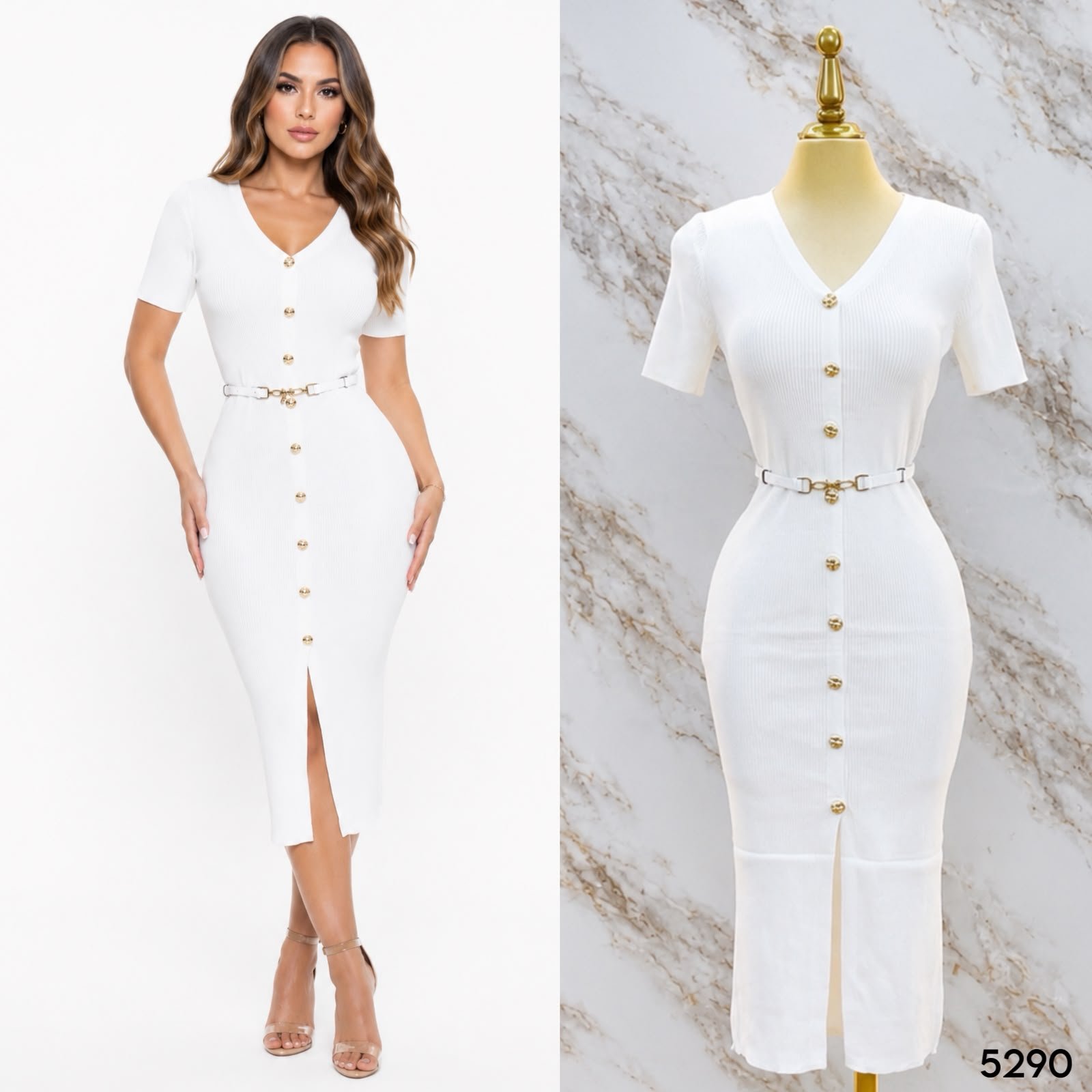 VESTIDO MIDI 5290 - Image 3