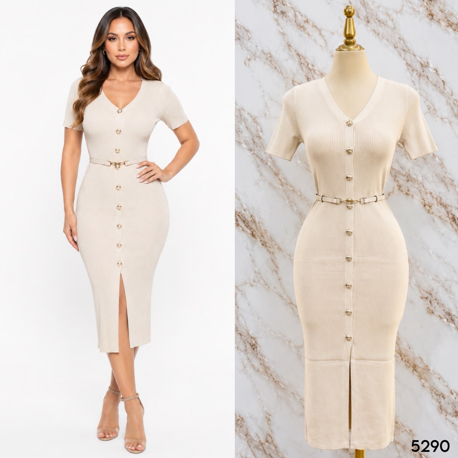 VESTIDO MIDI 5290 - Image 4