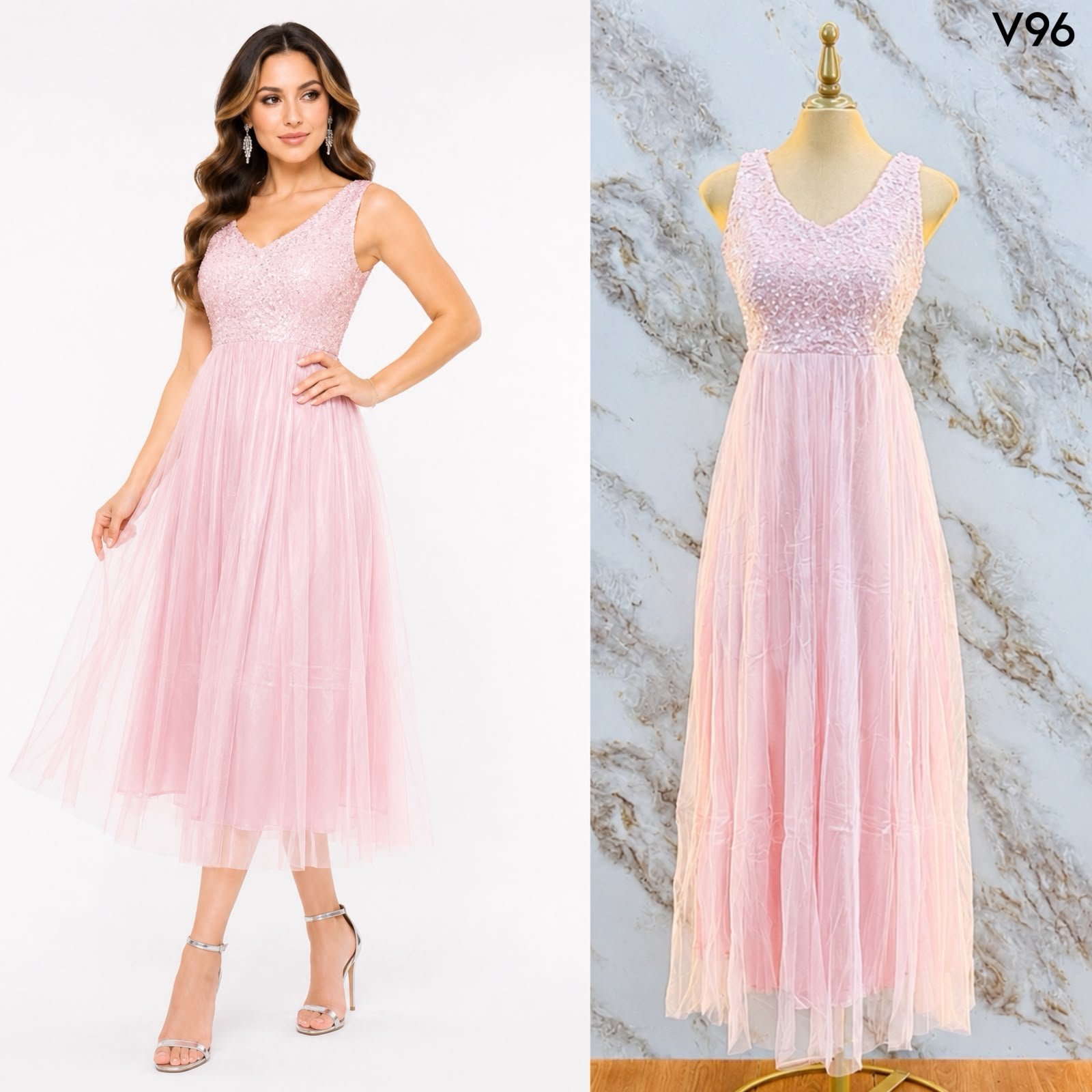 VESTIDO DE FIESTA V96 - Image 2