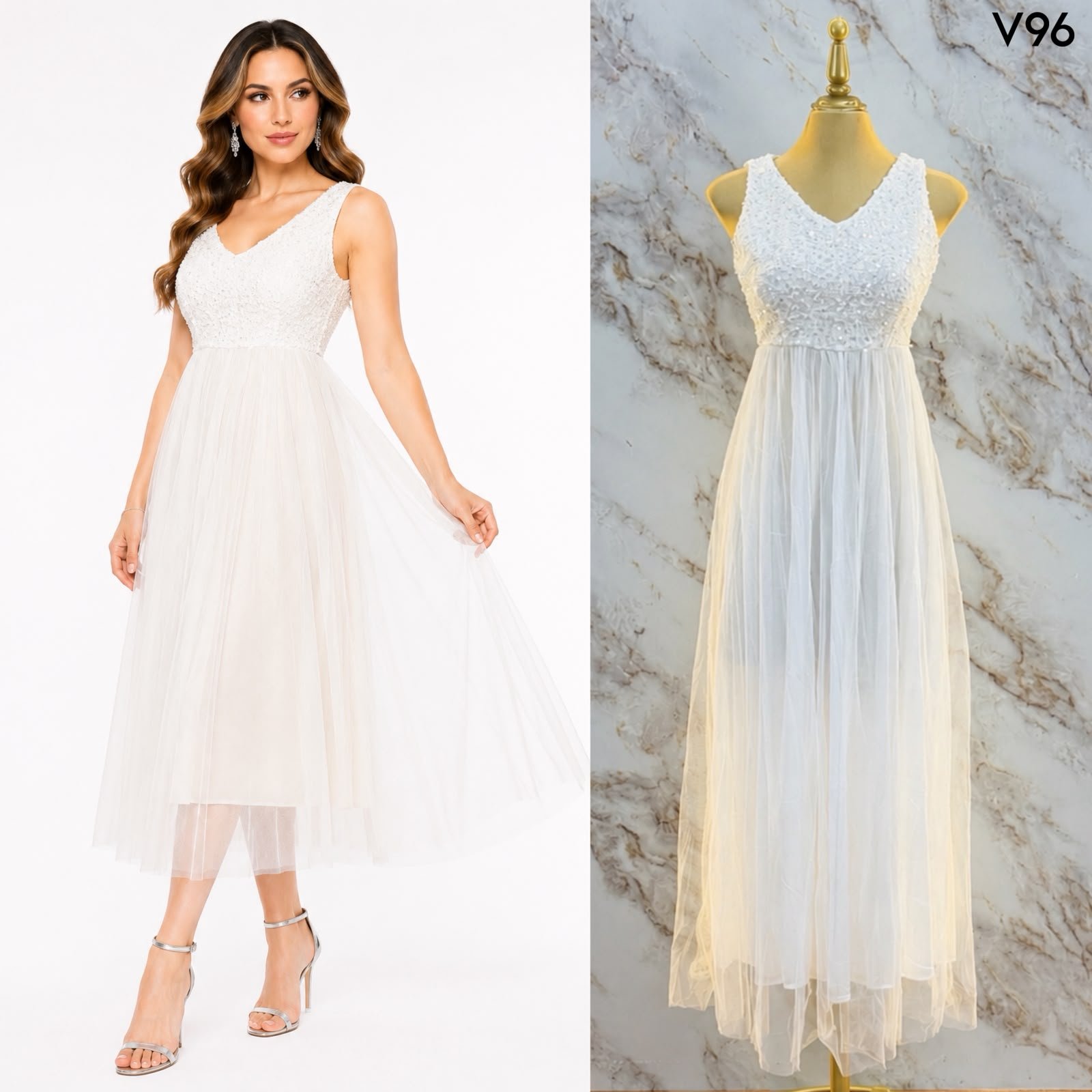 VESTIDO DE FIESTA V96 - Image 3