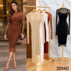 VESTIDO DE ENCAJE 0140